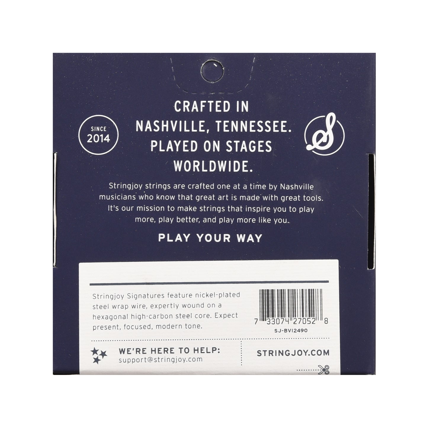 Stringjoy Signatures Bass VI Balanced Medium Gauge 24-90 Nickel Wound Guitar Strings