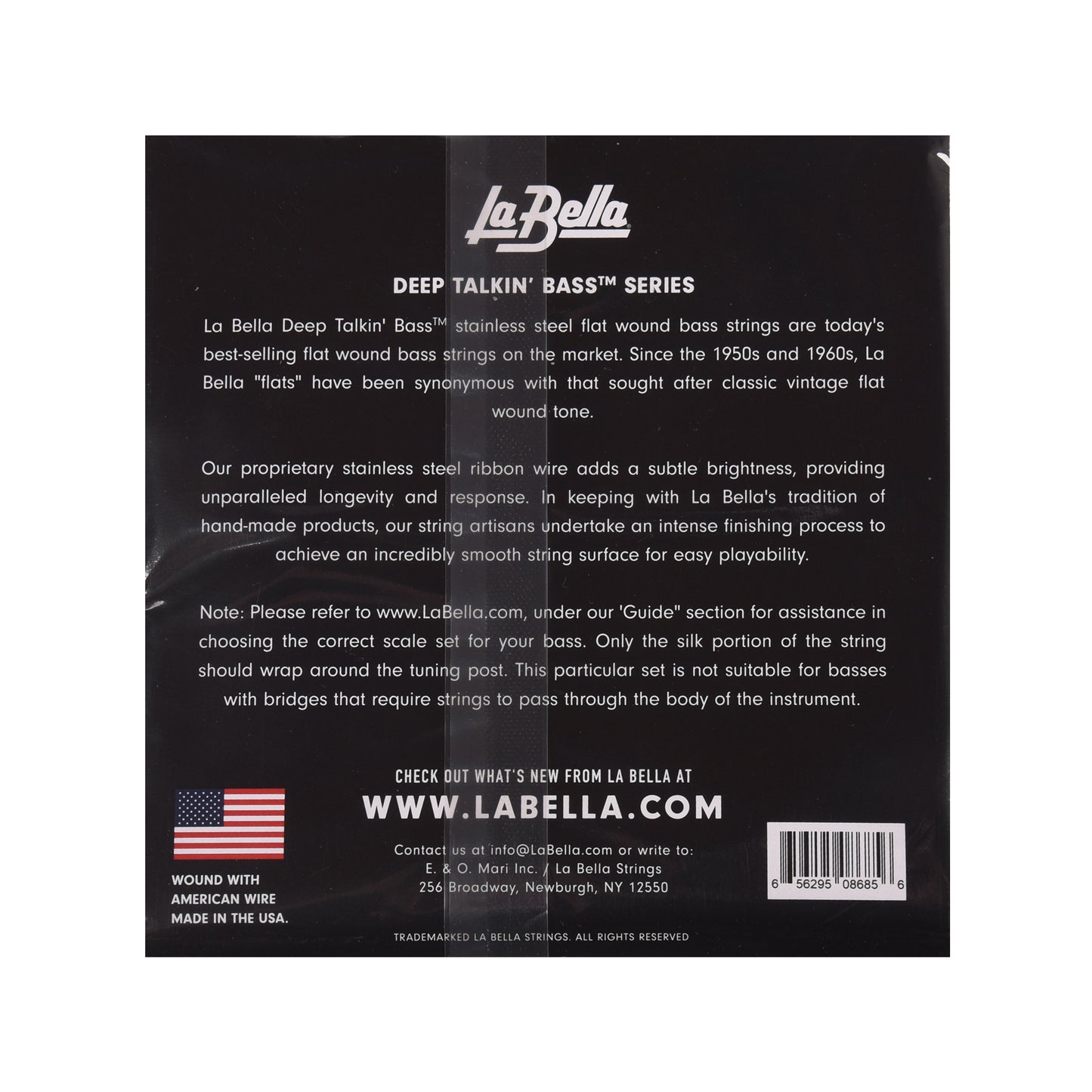 La Bella 760FM-S Deep Talkin' Bass Flats Medium Short Scale 49-109