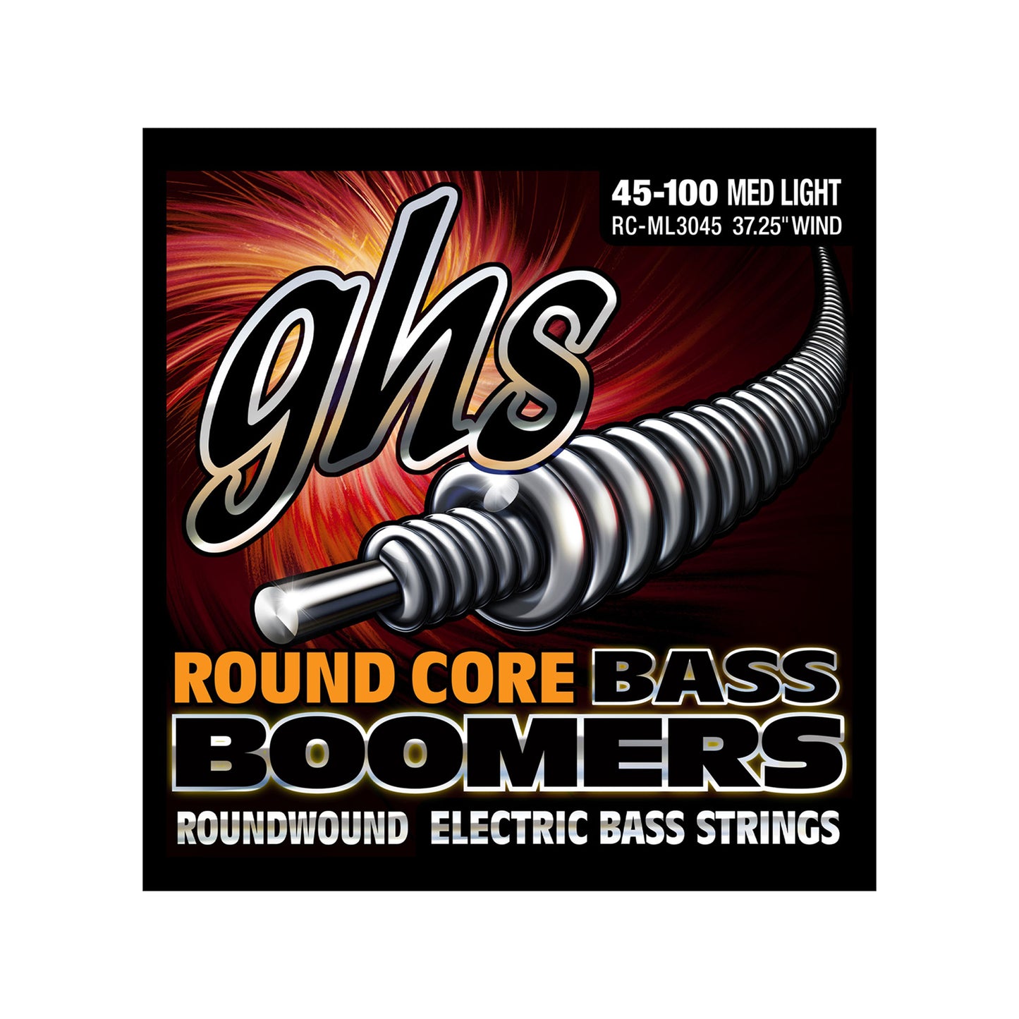 GHS Round Core Bass Boomers Universal Long Scale Medium Light 45-100