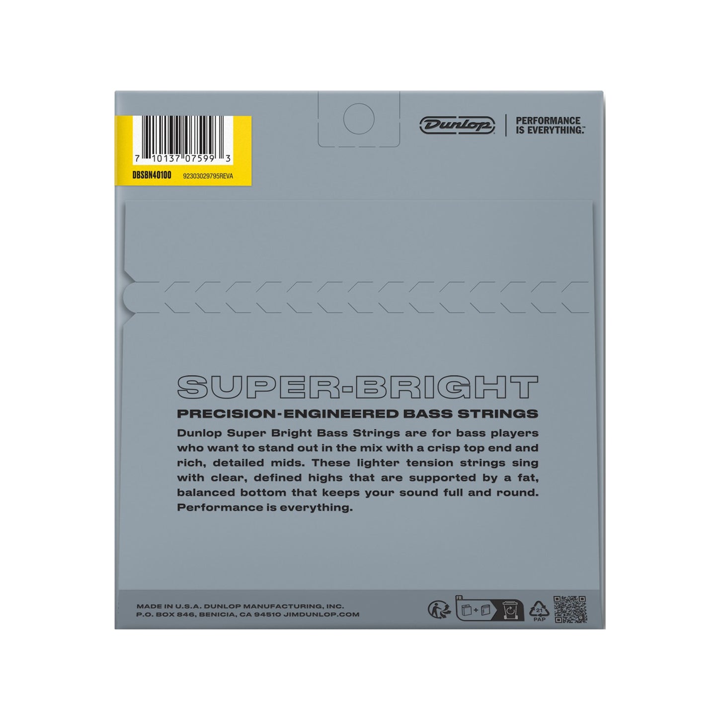 Dunlop Super Bright Nickel Wound Bass Strings Light 40-100 Accessories / Strings / Bass Strings