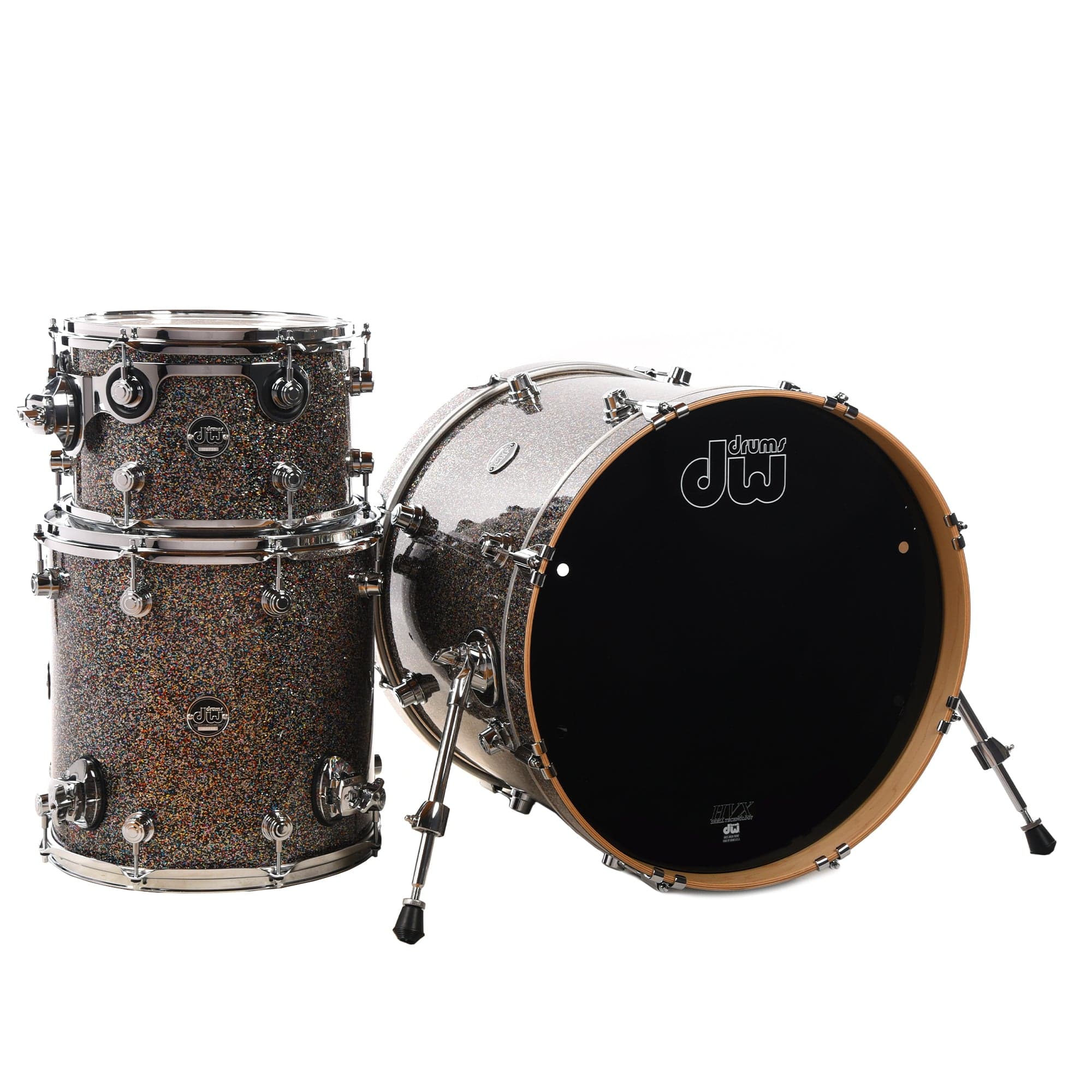 DW Performance Series 10/12/16/22 4pc. Drum Kit Confetti Sparkle Drums and Percussion / Acoustic Drums / Full Acoustic Kits