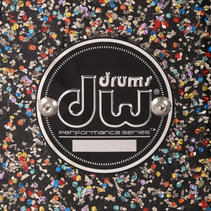 DW Performance Series 13/16/22 3pc. Drum Kit Confetti Sparkle Drums and Percussion / Acoustic Drums / Full Acoustic Kits