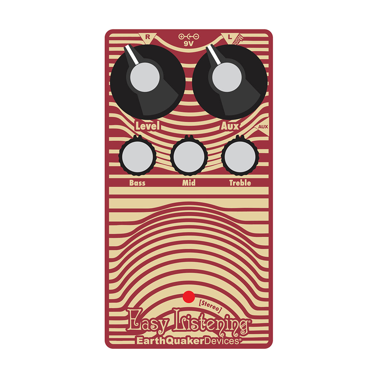 Earthquaker Devices Easy Listening Stereo Raspberry Red Amplifiers