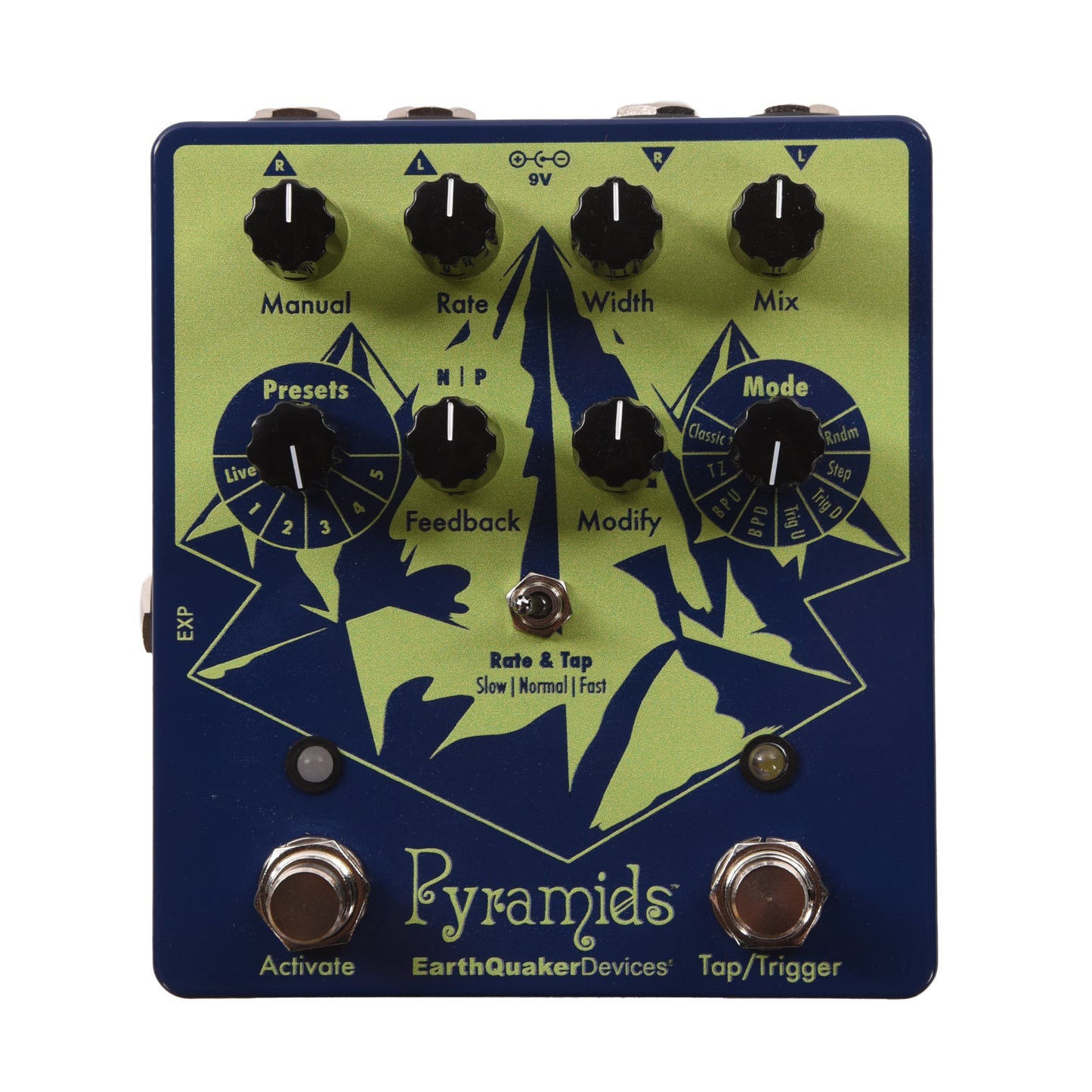 EarthQuaker Devices Pyramids Stereo Flanger One-of-a-Kind #06 Effects and Pedals / Phase Shifters