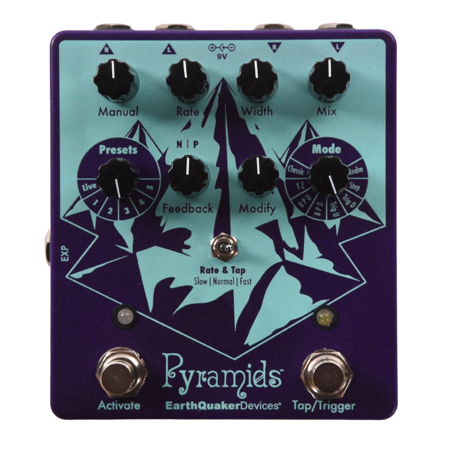 EarthQuaker Devices Pyramids Stereo Flanger One-of-a-Kind #07 Effects and Pedals / Phase Shifters