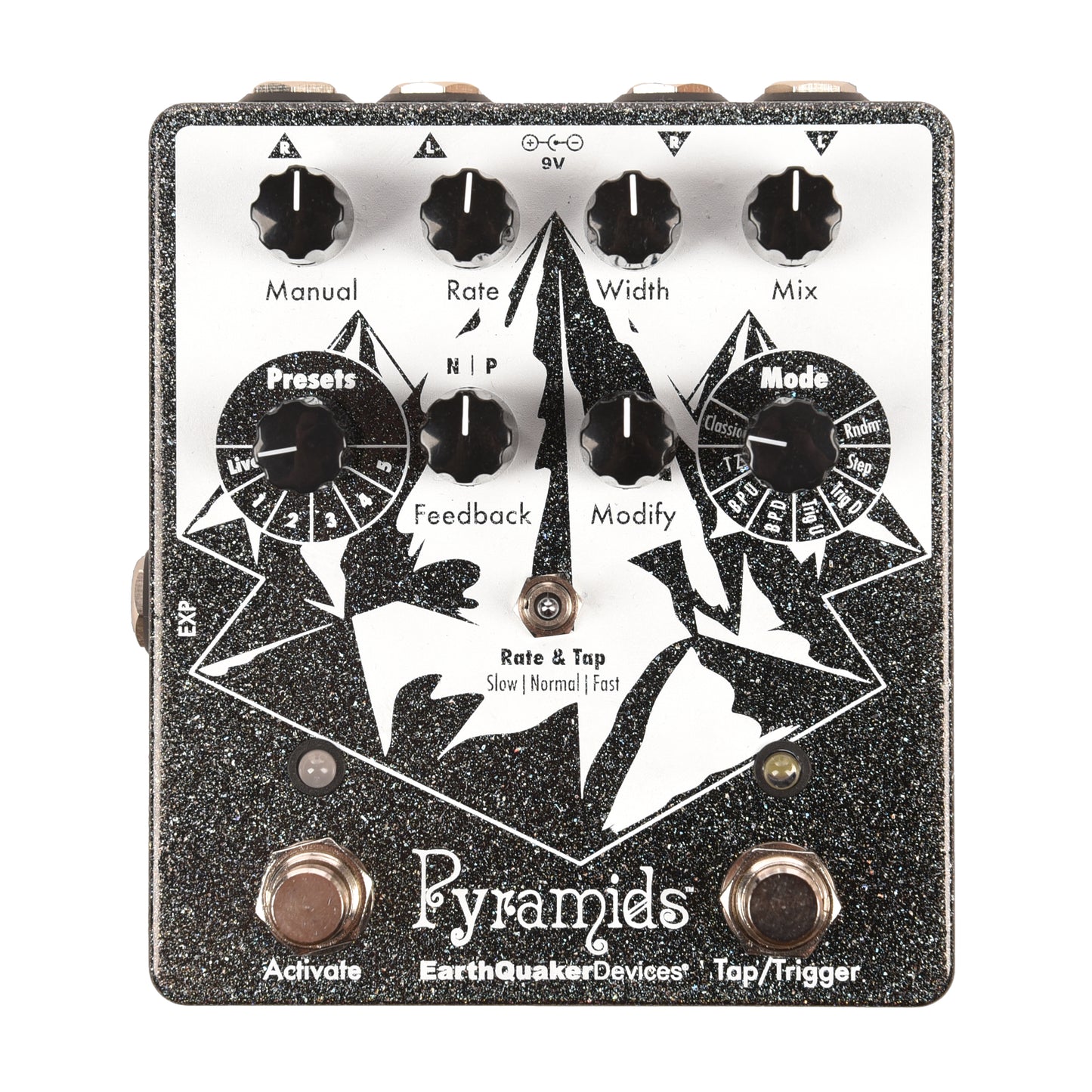 EarthQuaker Devices Pyramids Stereo Flanging Device Pedal One-of-a-Kind #03 Effects and Pedals / Phase Shifters