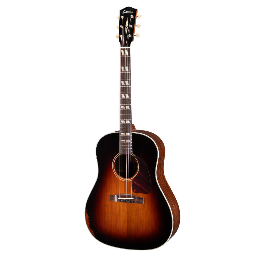 Eastman E25SS Adirondack/Rosewood Slope Shoulder Dreadnought Antique Sunburst Varnish Acoustic Guitars / Dreadnought