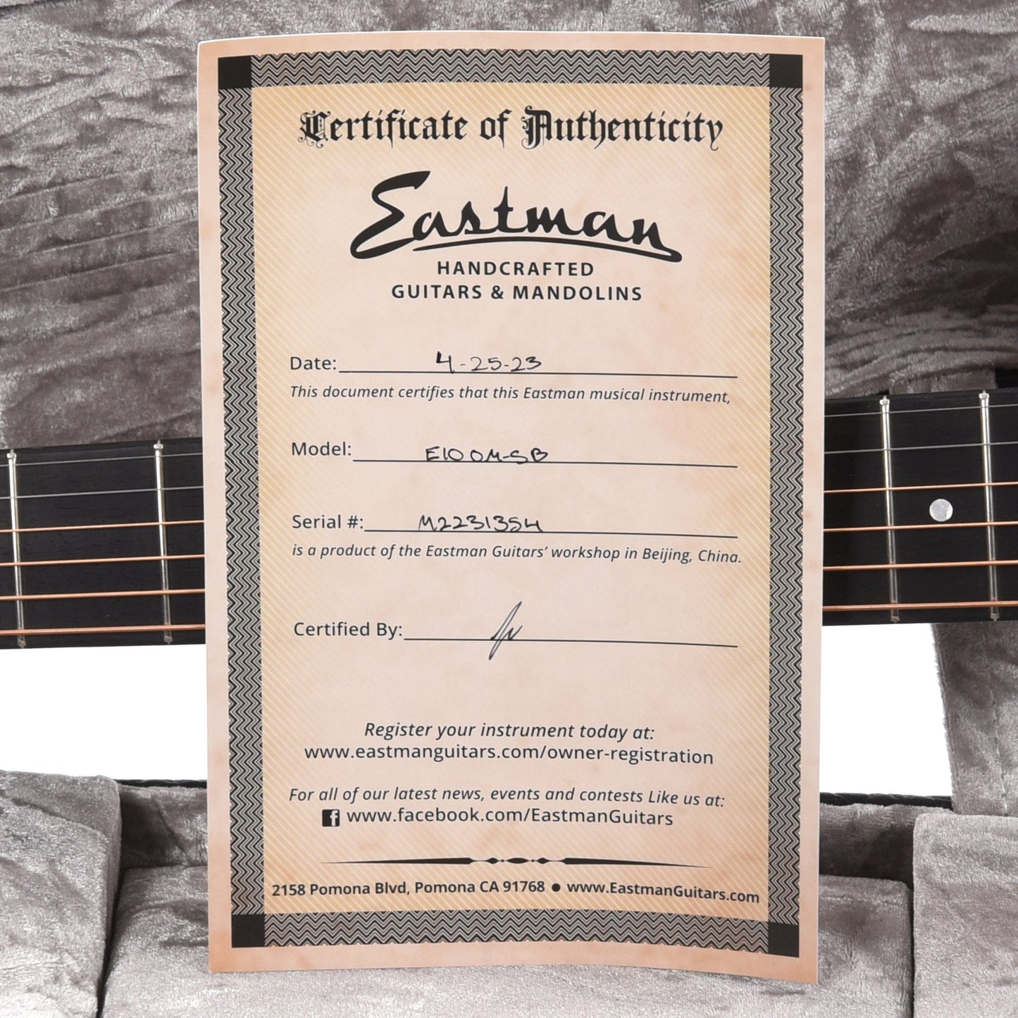 Eastman E10OM Adirondack Spruce/Mahogany OM Sunburst Acoustic Guitars / OM and Auditorium