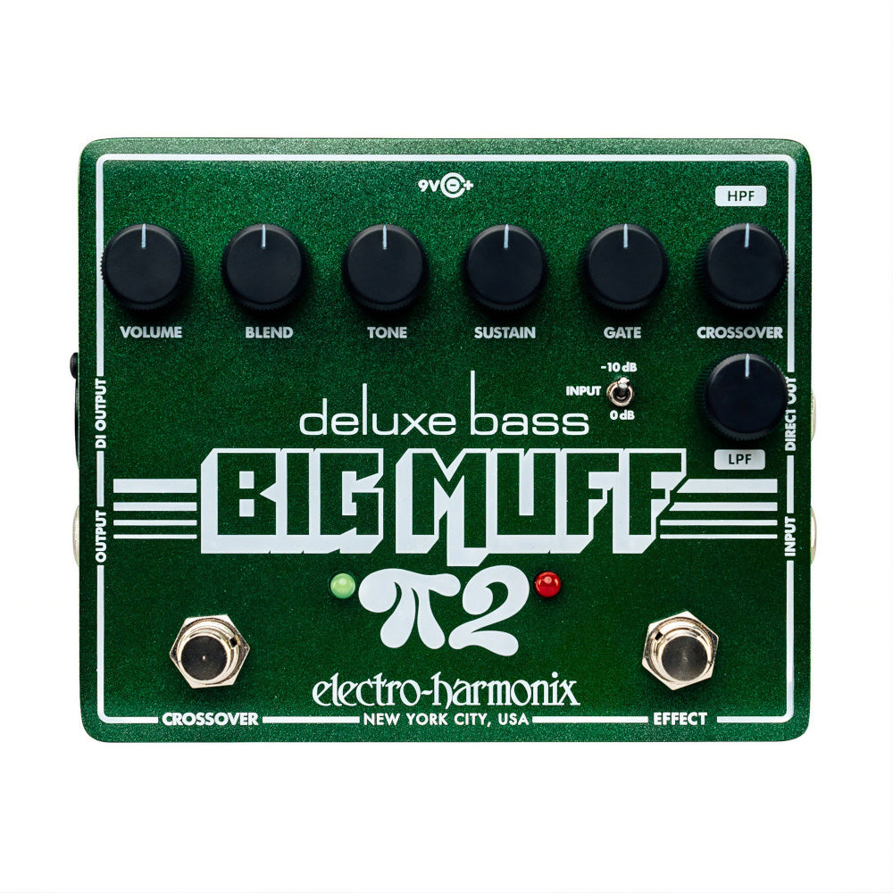Electro-Harmonix Deluxe Bass Big Muff Pi 2 Distortion/Sustainer Effect Pedals