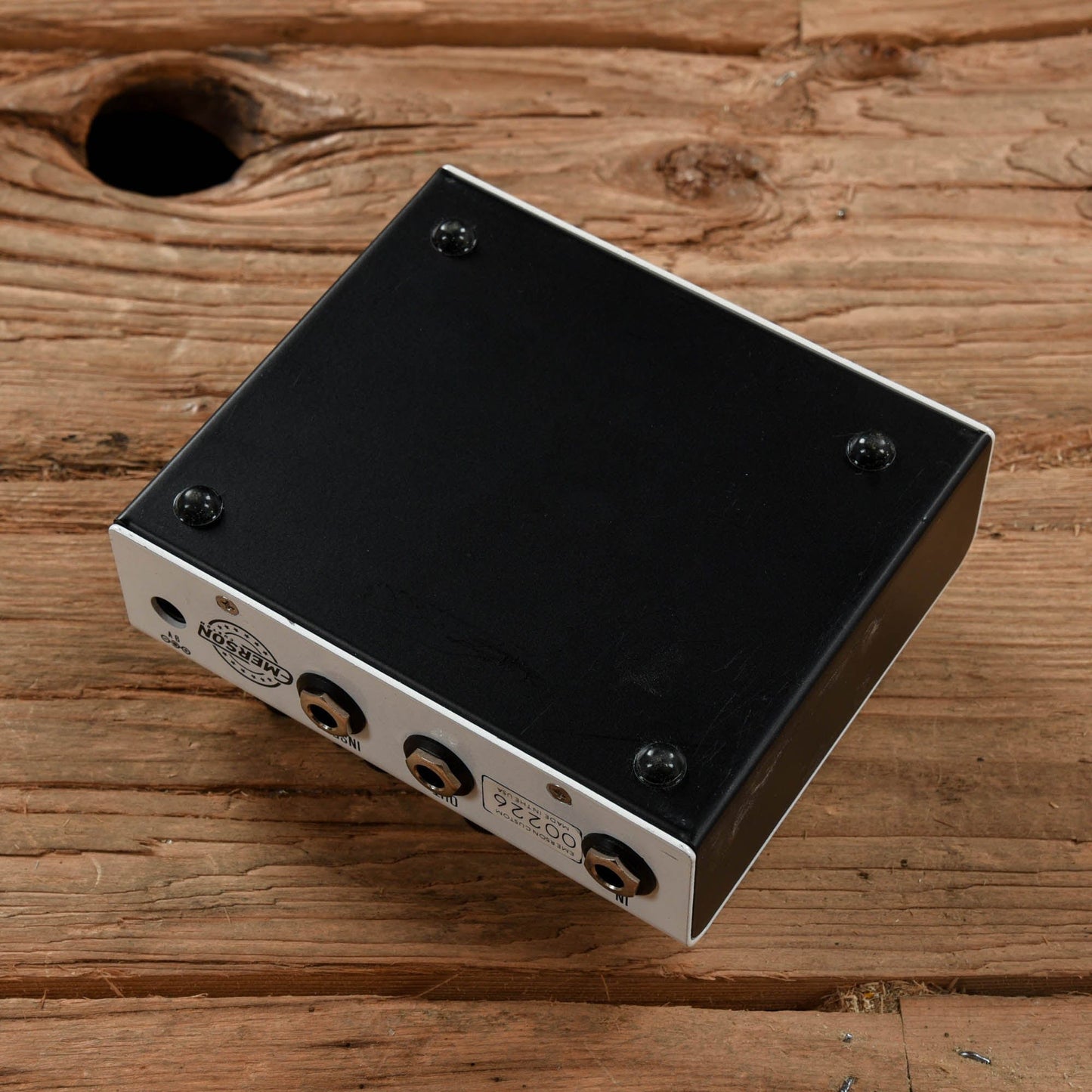 Emerson Custom Pomeroy Analog Overdrive Distortion White Effects and Pedals / Overdrive and Boost