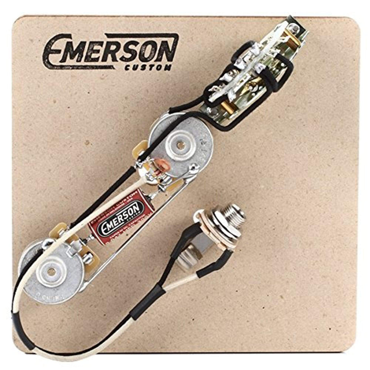 Emerson Custom Prewired Kit for Tele 3-Way (250K Ohm Pots & 0.047Uf Capacitor) Guitar & Amp Parts