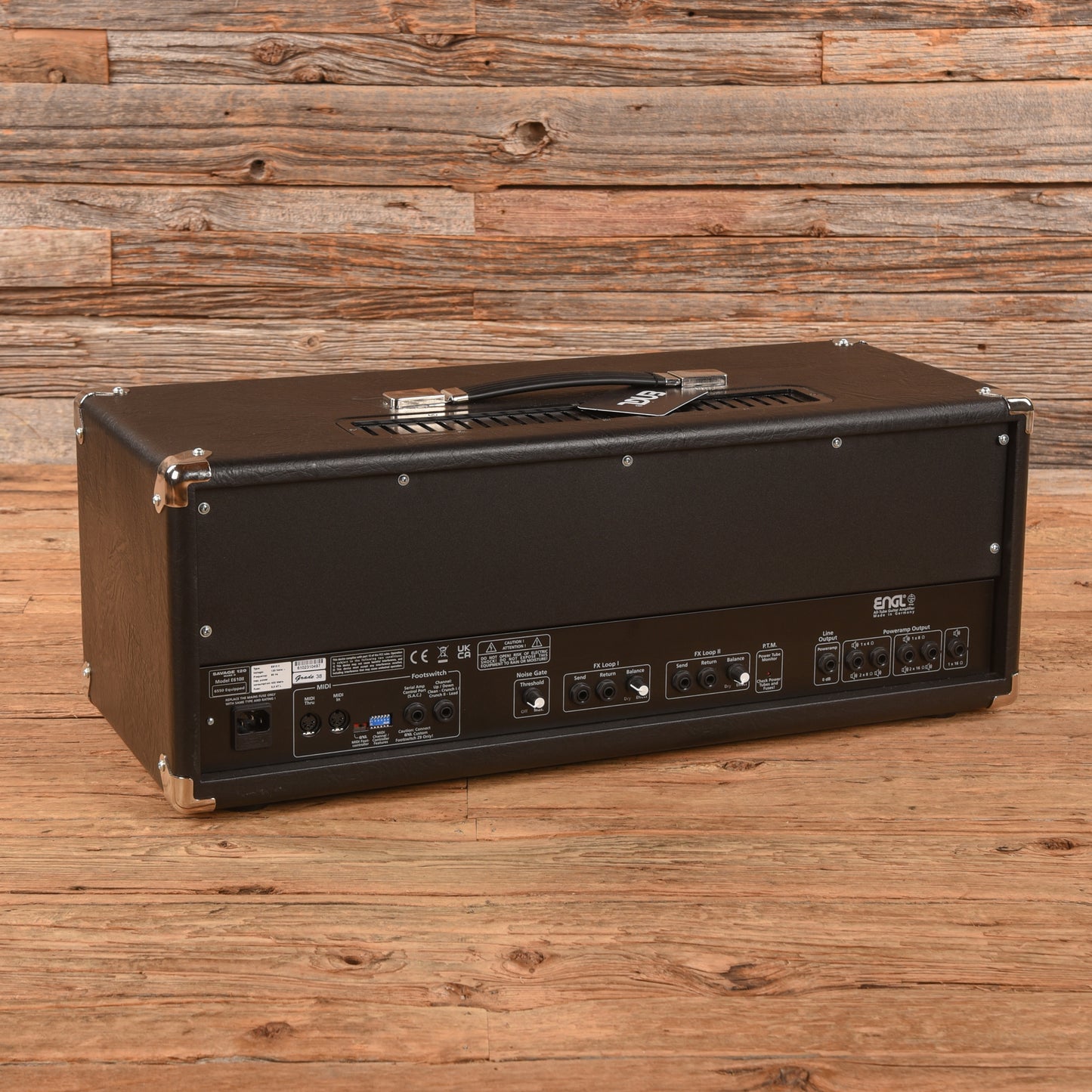 ENGL Savage 120 Head Mark II E610II 4-Channel 120-Watt Guitar Amp Head Amps / Guitar Amps / Guitar Cabinets