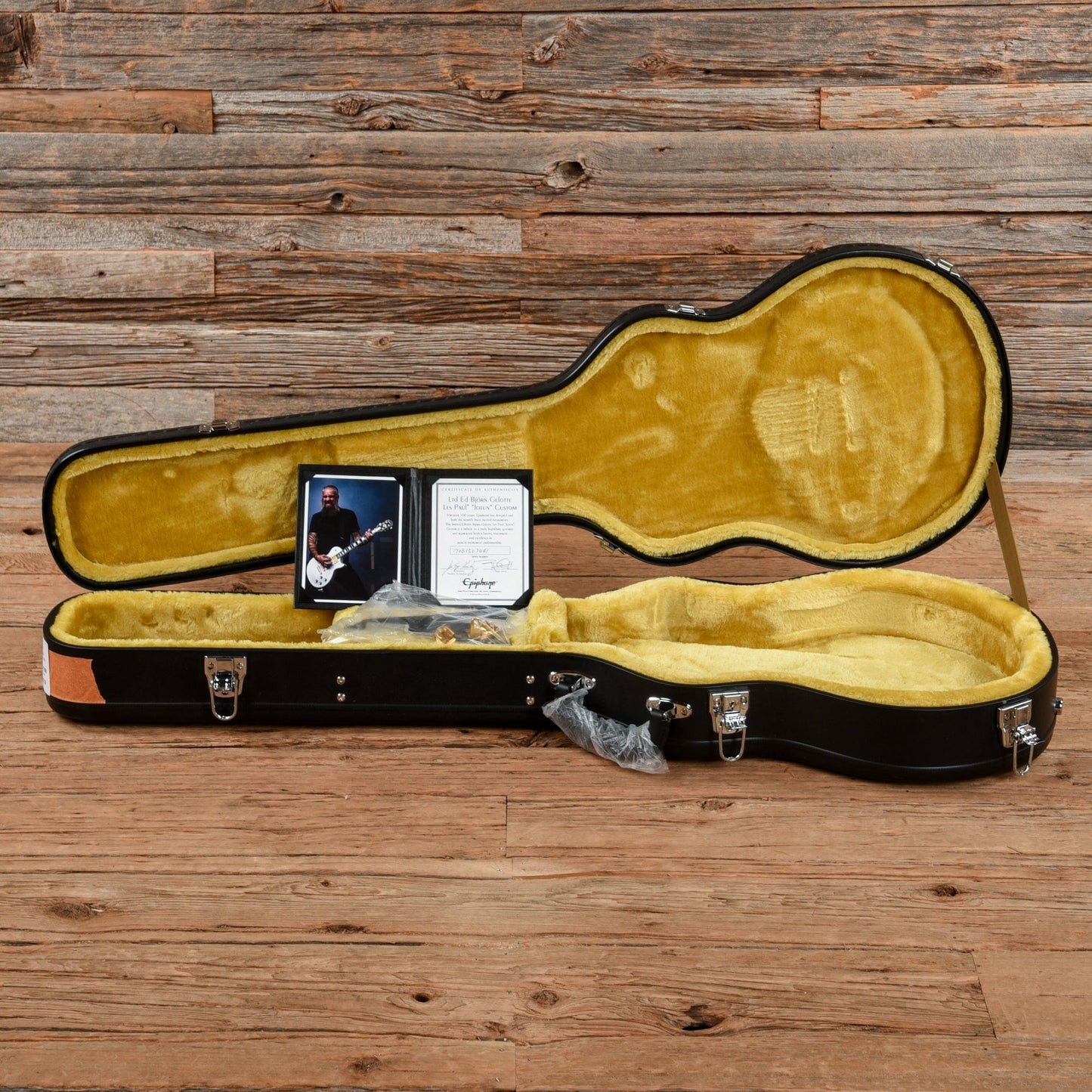 Epiphone Bjorn Gelotte Signature "Jotun" Les Paul Custom White 2017 Electric Guitars / Solid Body