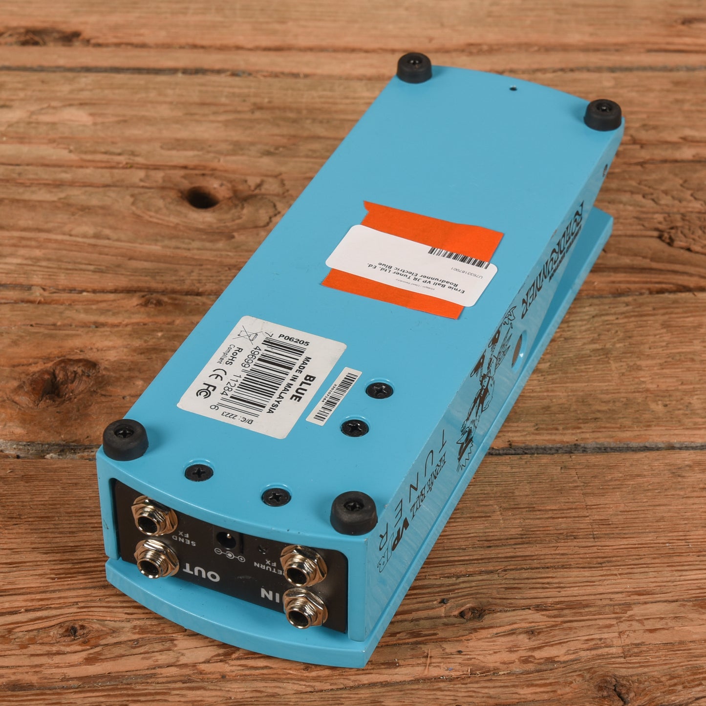 Ernie Ball VP JR Tuner Ltd. Ed. Roadrunner Electric Blue Effect Pedals
