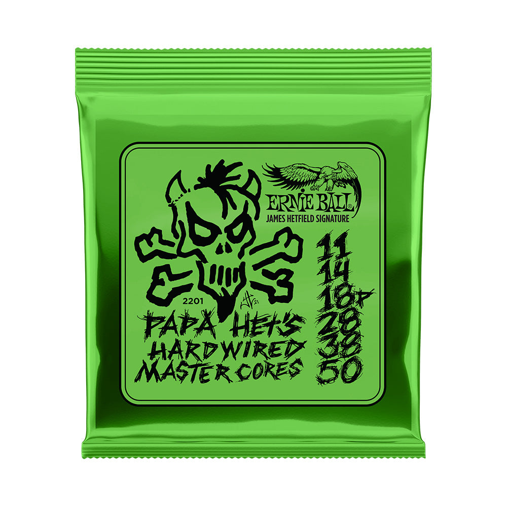 Ernie Ball P02201 Papa Het's Hardwired Master Cores James Hetfield Signature Strings 11-50 Electric Guitars / 12-String