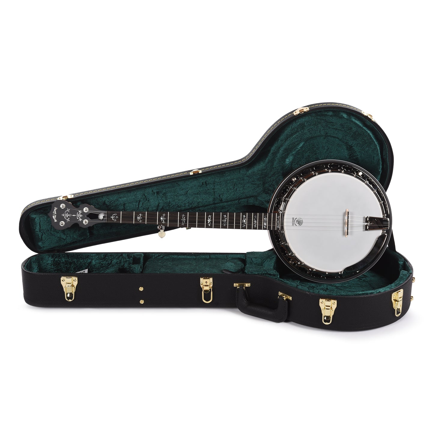 Deering Sierra 5-String Banjo with Resonator Brown Mahogany