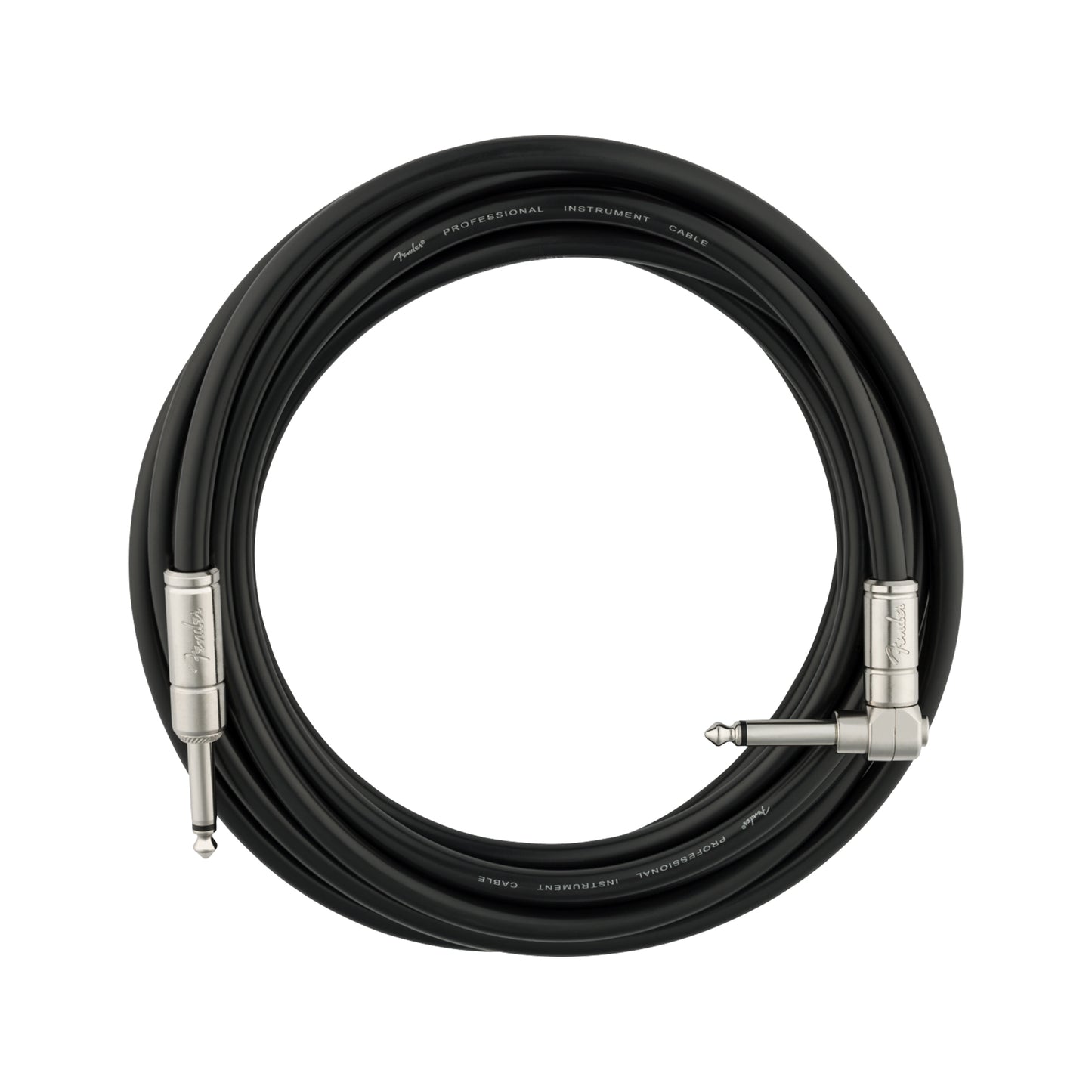 Fender 15' Professional Series Kill Switch Cable Straight/Angle Accessories / Cables