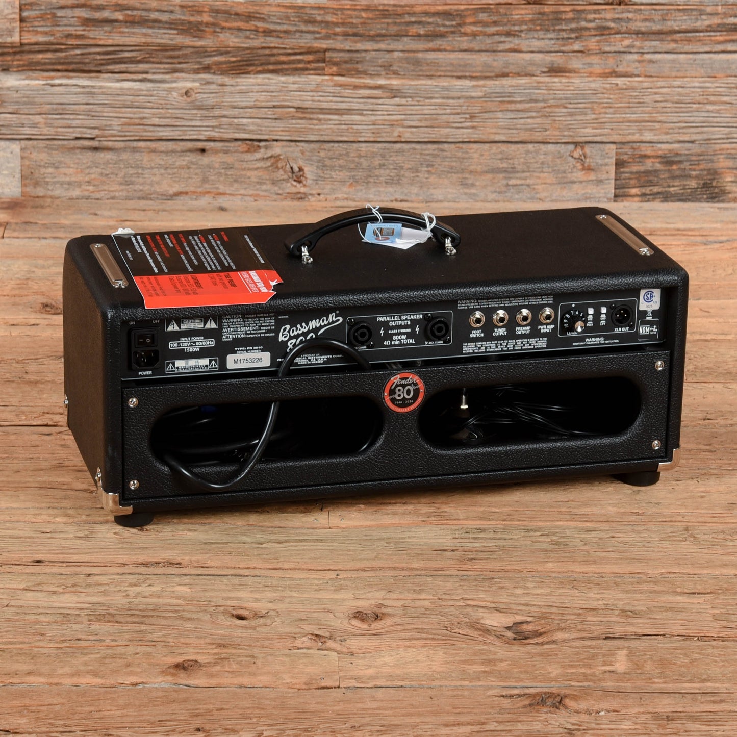 Fender Bassman 800 2-Channel 800-Watt Hybrid Bass Amp Head Amplifiers