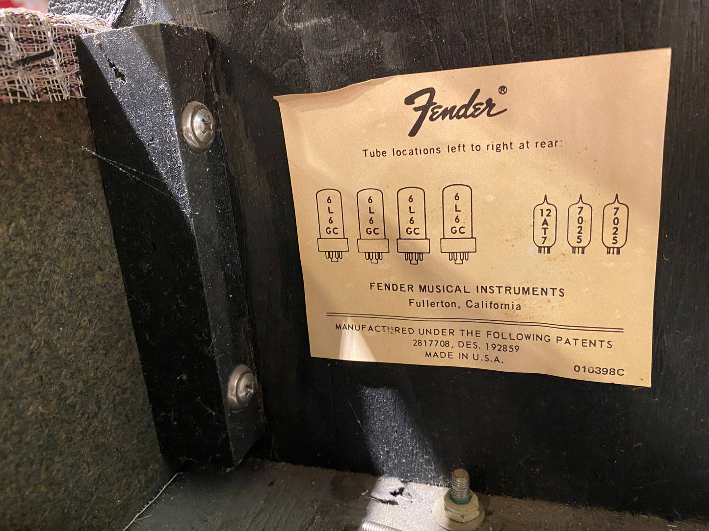 Fender Bassman 100 2-Channel 100-Watt Guitar Amp Head w/ 4x12 Cab 1976 Amps / Guitar Amps / Guitar Cabinets