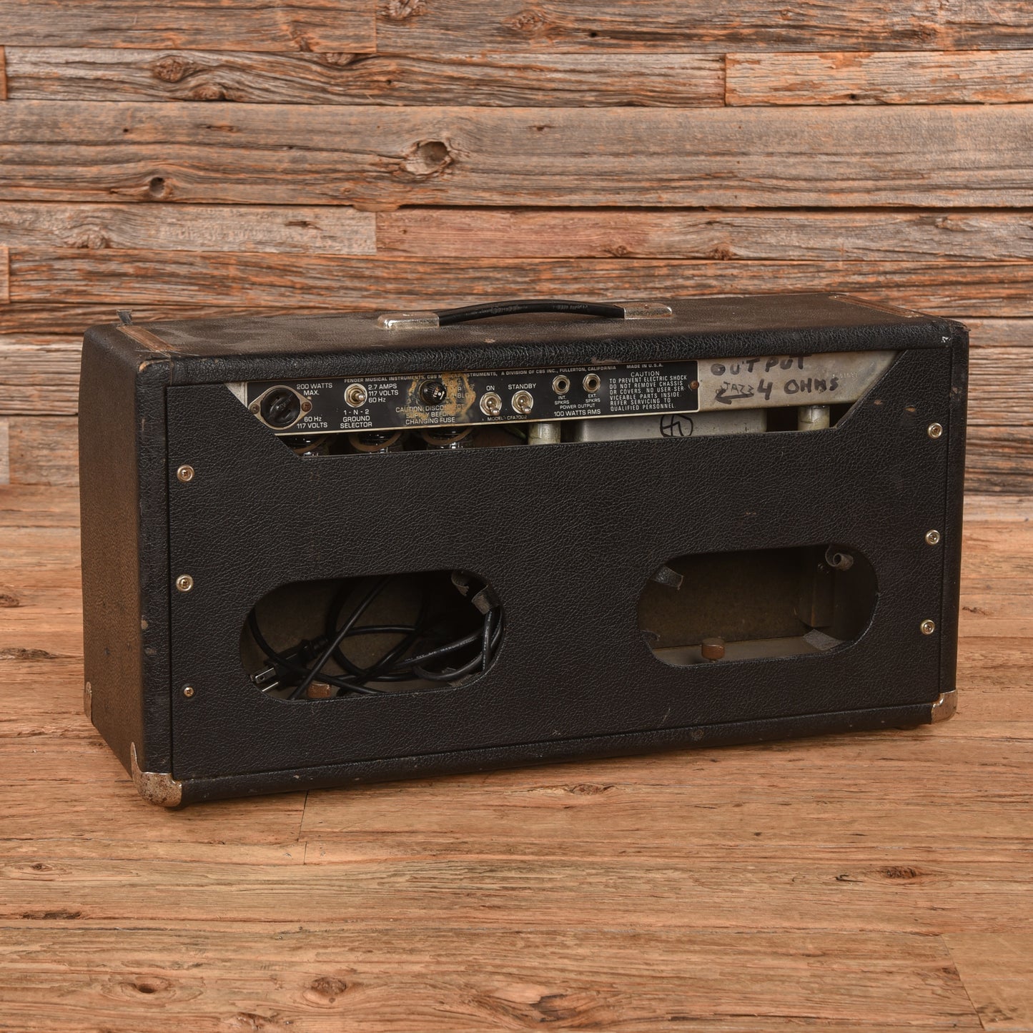 Fender Super Bassman 2-Channel 100-Watt Guitar Amp Head 1970s Amps / Guitar Amps / Guitar Cabinets