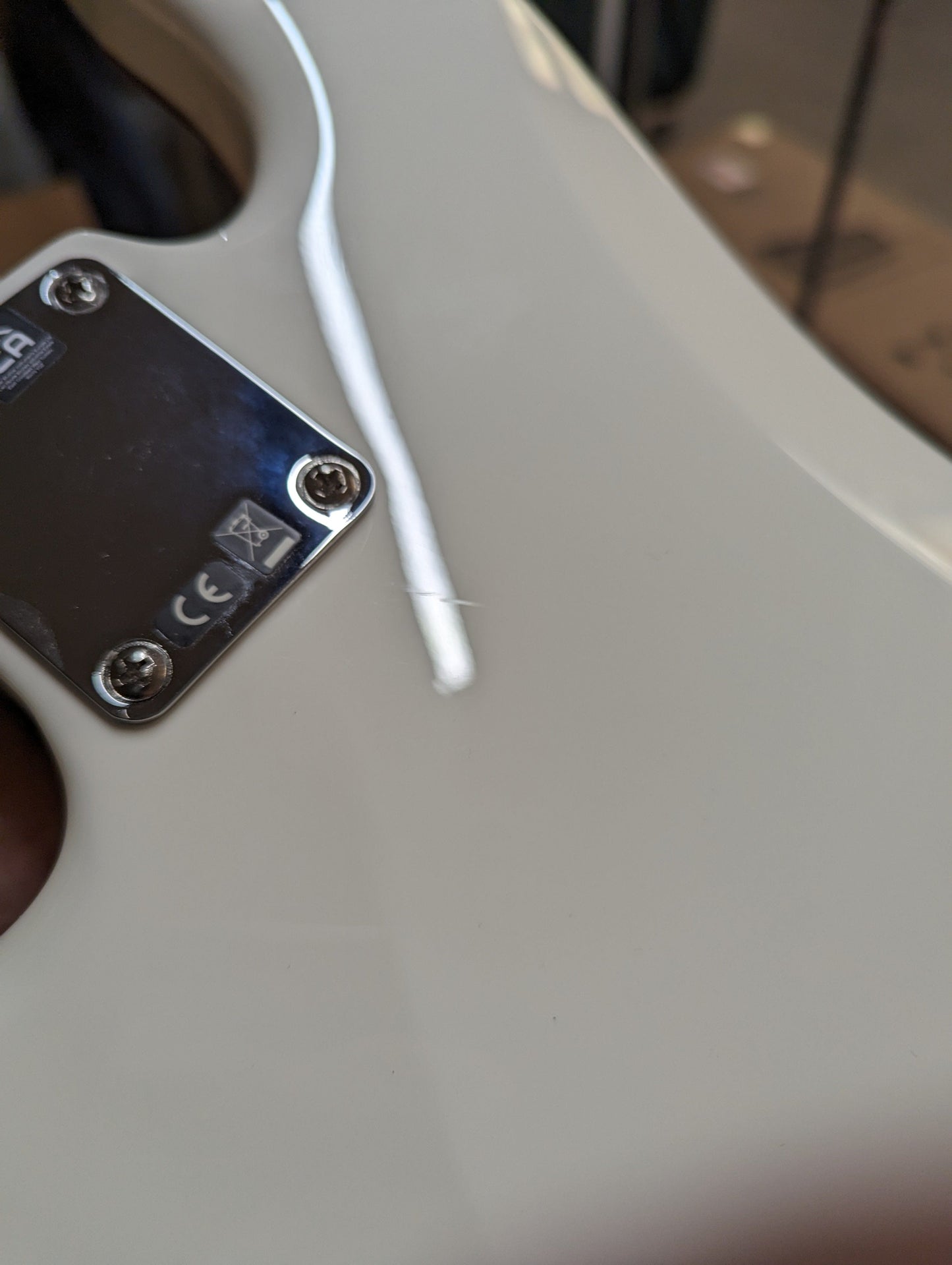 Fender Artist Steve Harris Precision Bass Olympic White Bass Guitars / 4-String