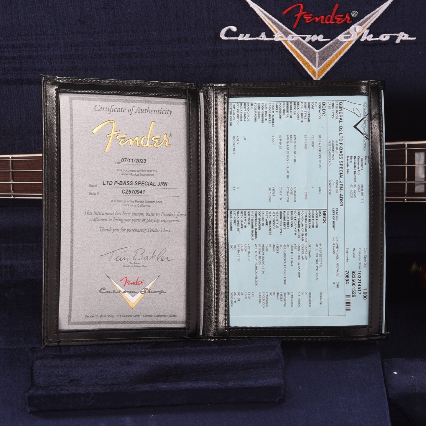 Fender Custom Shop Limited Edition Precision Bass Special Journeyman Relic Aged Dakota Red Bass Guitars / 4-String