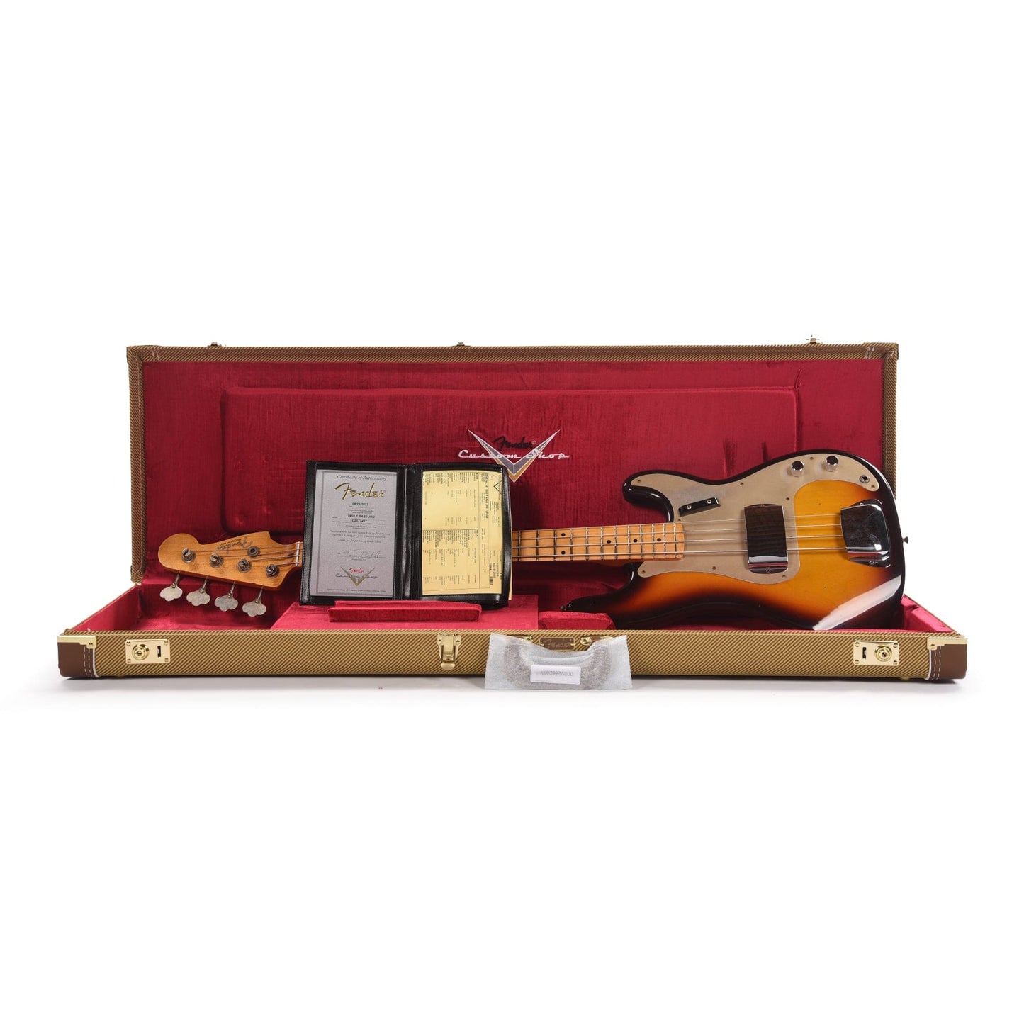 Fender Custom Shop Time Machine 1959 Precision Bass Journeyman Chocolate 3-Color Sunburst Bass Guitars / 4-String