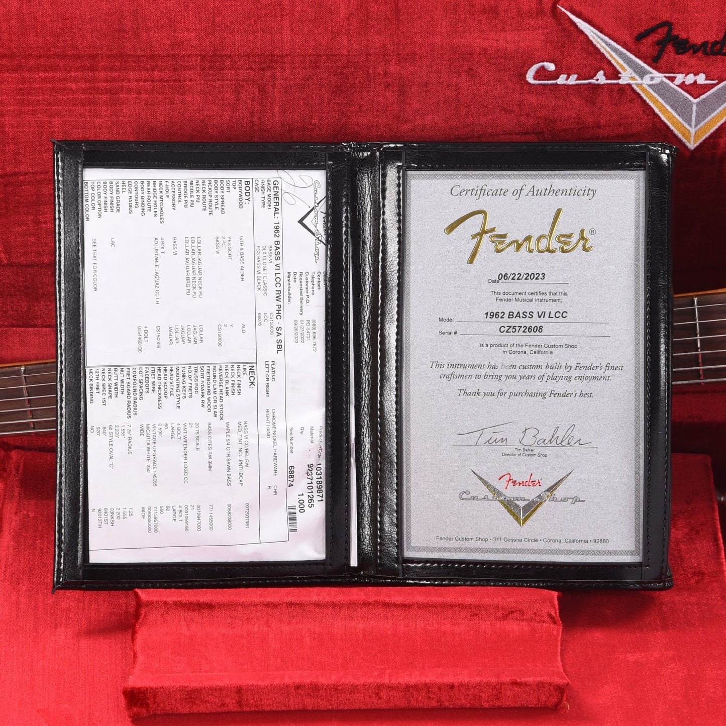 Fender Custom Shop 1962 Bass VI Deluxe Closet Classic Super Aged Sonic Blue Bass Guitars / 5-String or More