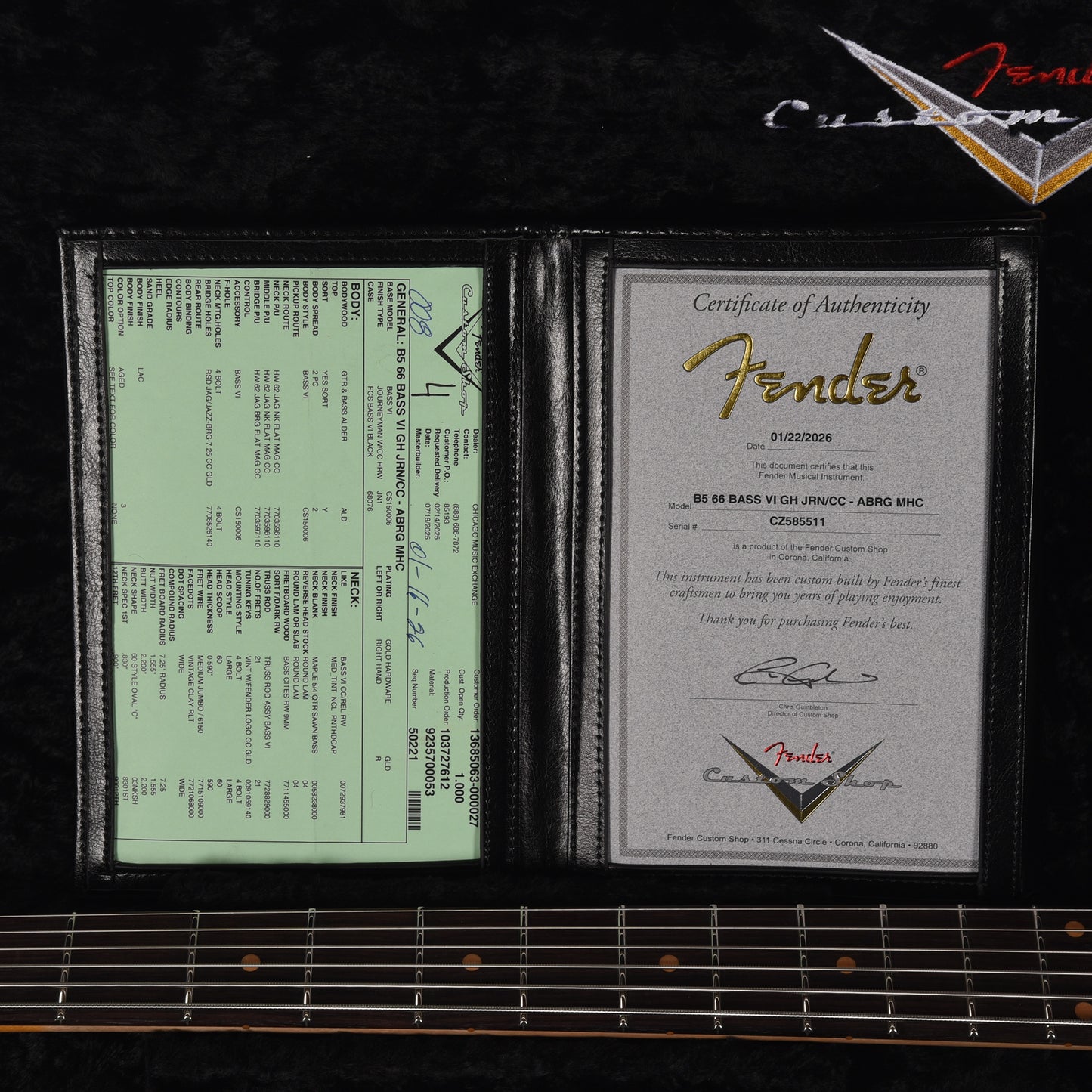 Fender Custom Shop 1966 Bass VI Journeyman Relic Aged British Racing Green Bass Guitars / 5-String or More