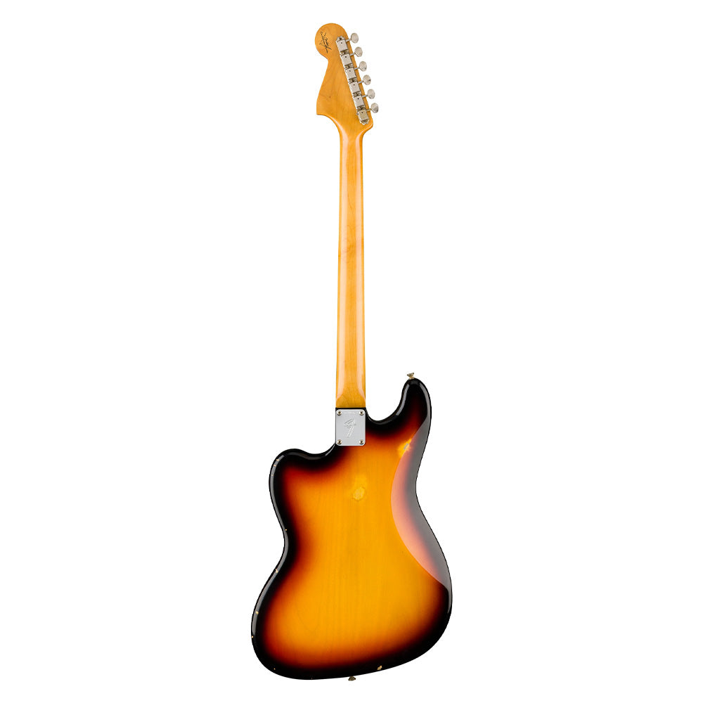 Fender Custom Shop Limited Edition George Harrison 1967 Bass VI Relic Bleached 3-Color Sunburst Bass Guitars