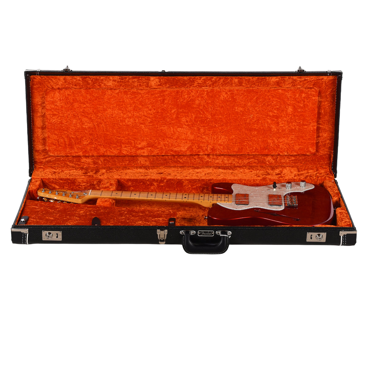 Fender American Vintage II 1972 Telecaster Thinline Candy Apple Red Electric Guitars