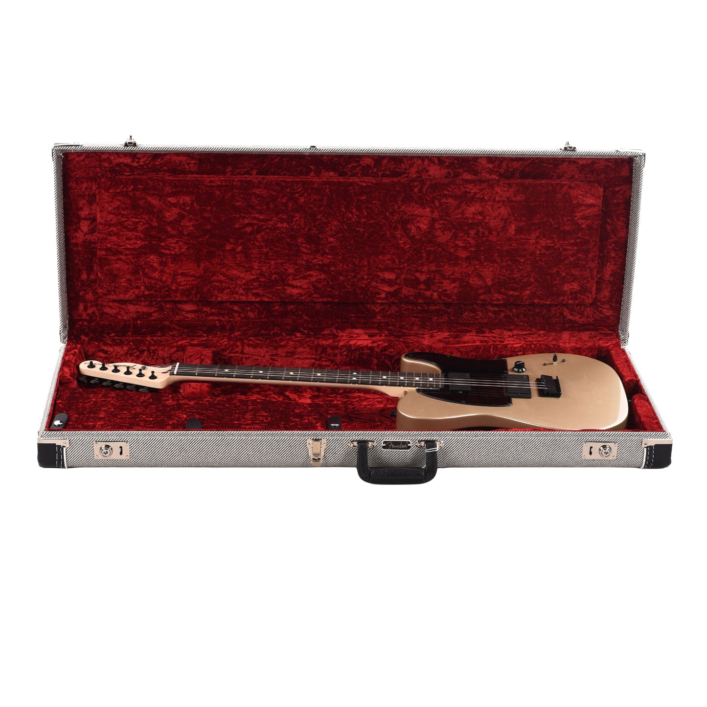 Fender Artist Series Jim Root Telecaster Shoreline Gold w/Black Tweed Electric Guitars