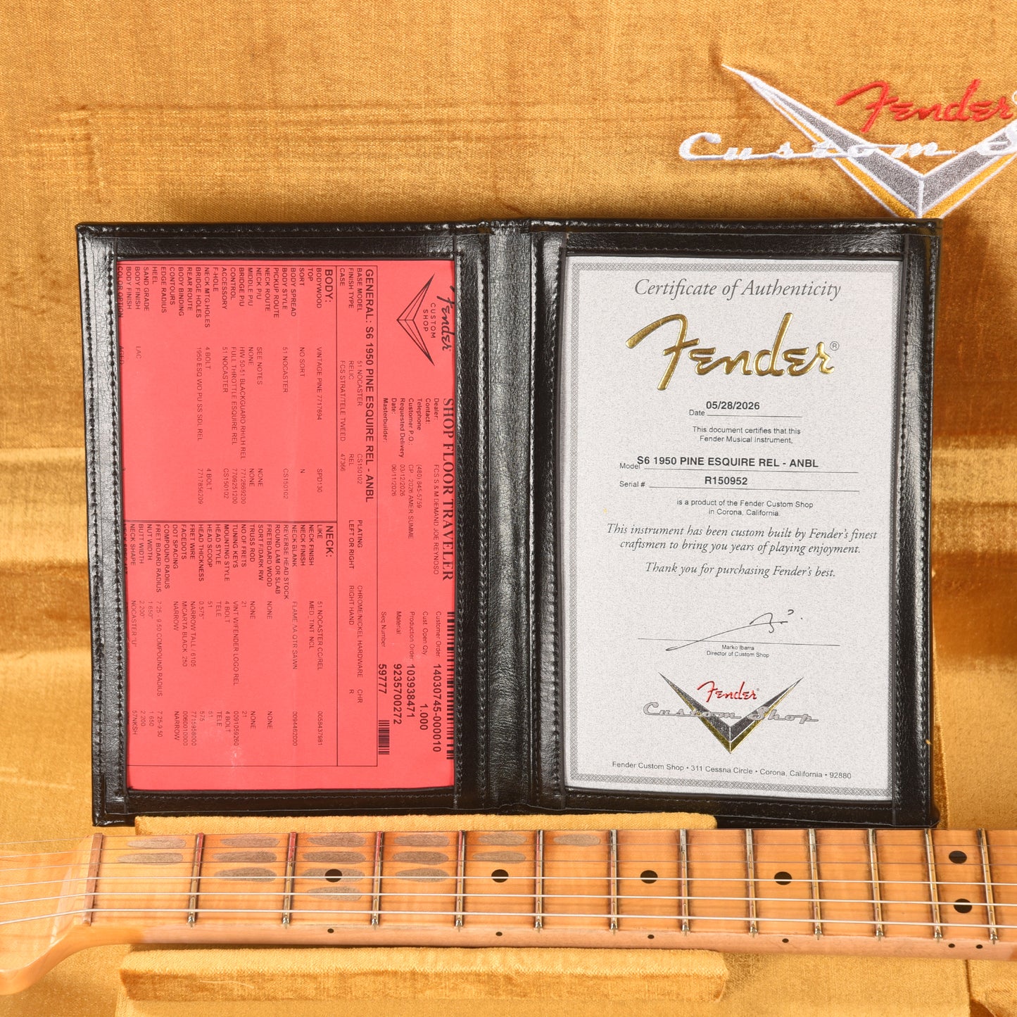 Fender Custom Shop 1950 Pine Esquire Relic Aged Nocaster Blonde Electric Guitars