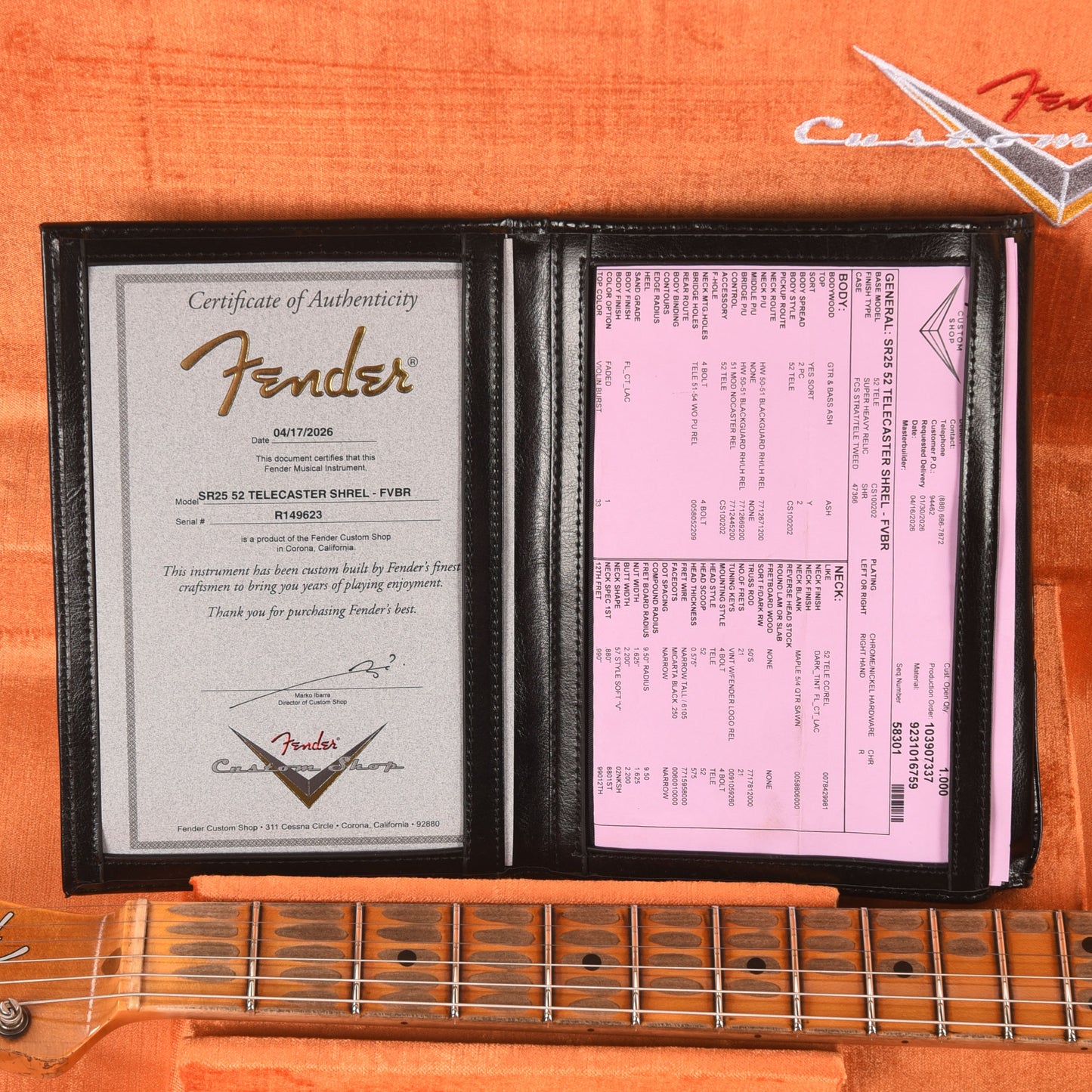 Fender Custom Shop 1952 Telecaster Faded Violin Burst Super Heavy Relic w/Hand-Wound '50/'51 Blackguard Pickups Electric Guitars