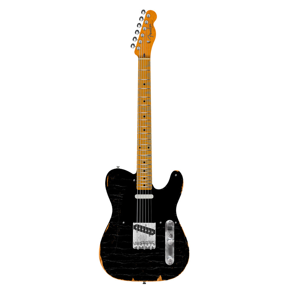Fender DE Vintera Road Worn '60s Double Esquire Black w/Custom