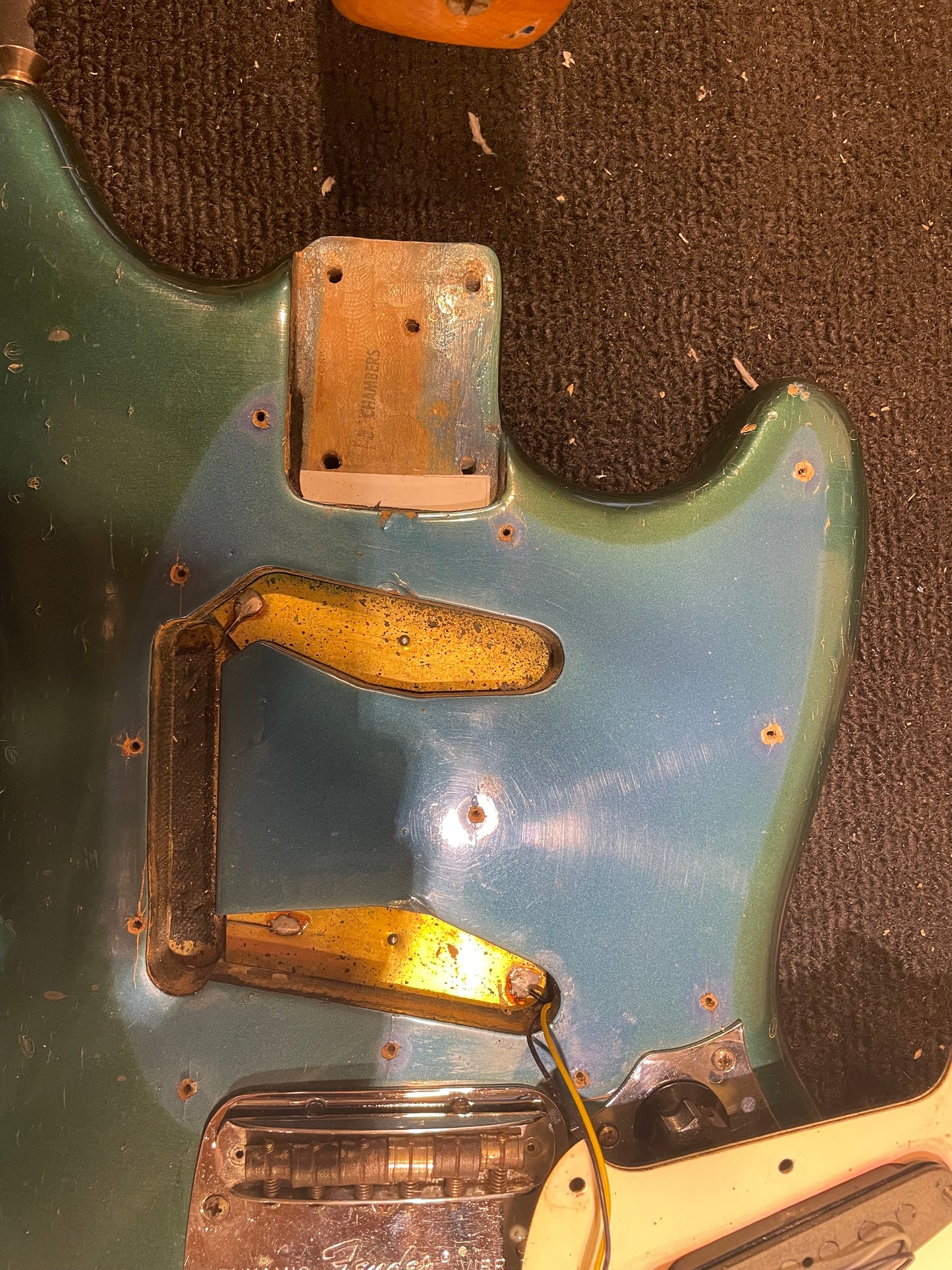 Fender Mustang Competition Blue 1971 Electric Guitars