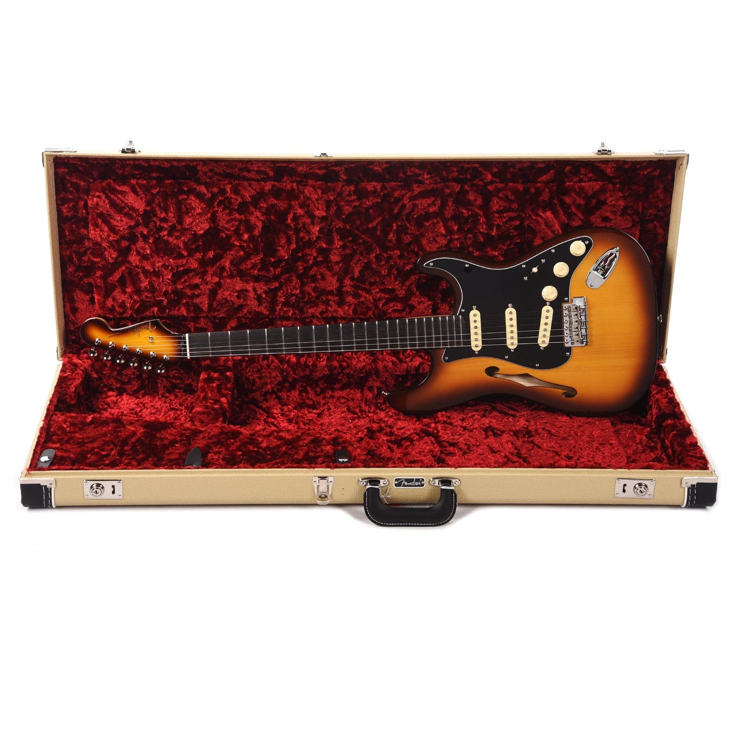 Fender Limited Edition Suona Stratocaster Thinline Violin Burst Electric Guitars / Semi-Hollow