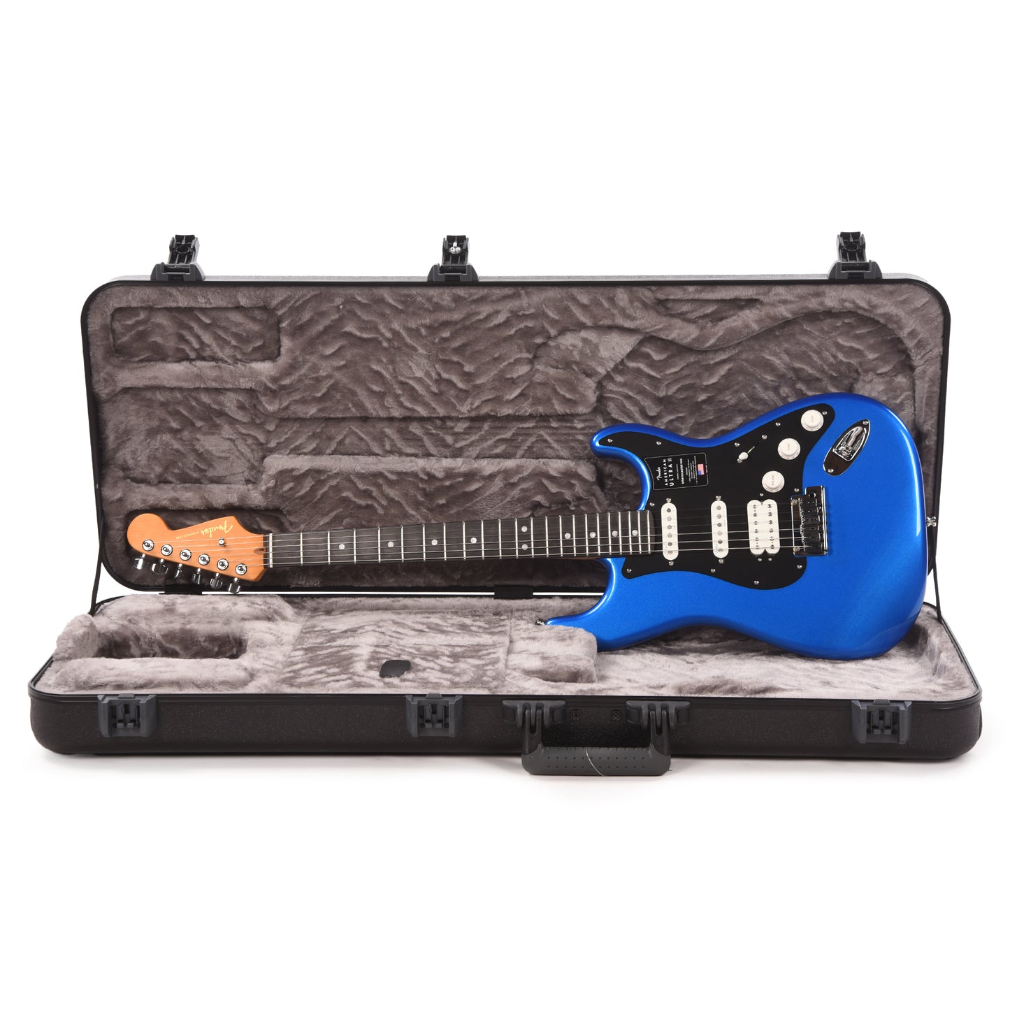 Fender American Ultra II Stratocaster HSS Noble Blue Electric Guitars / Solid Body
