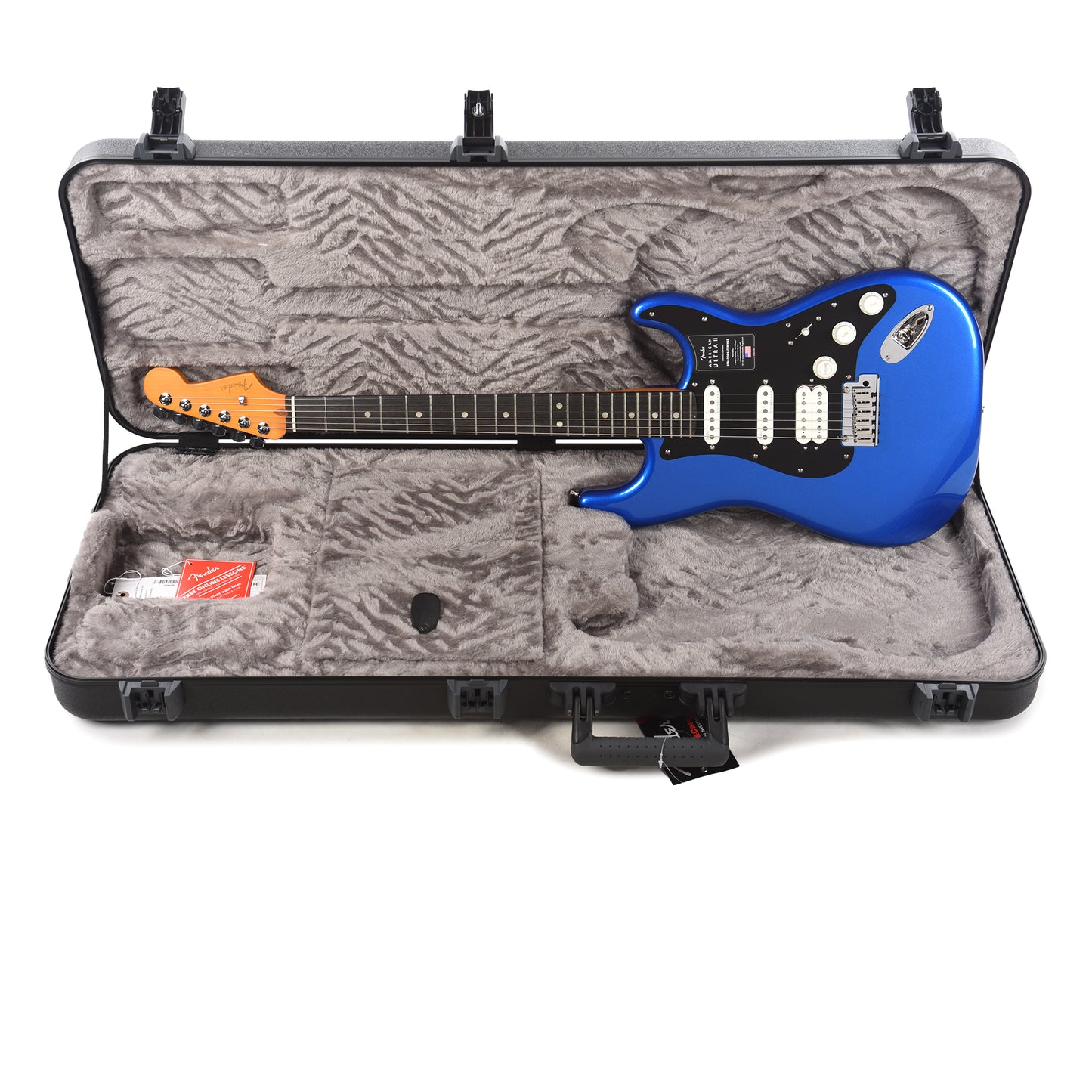 Fender American Ultra II Stratocaster HSS Noble Blue Electric Guitars / Solid Body