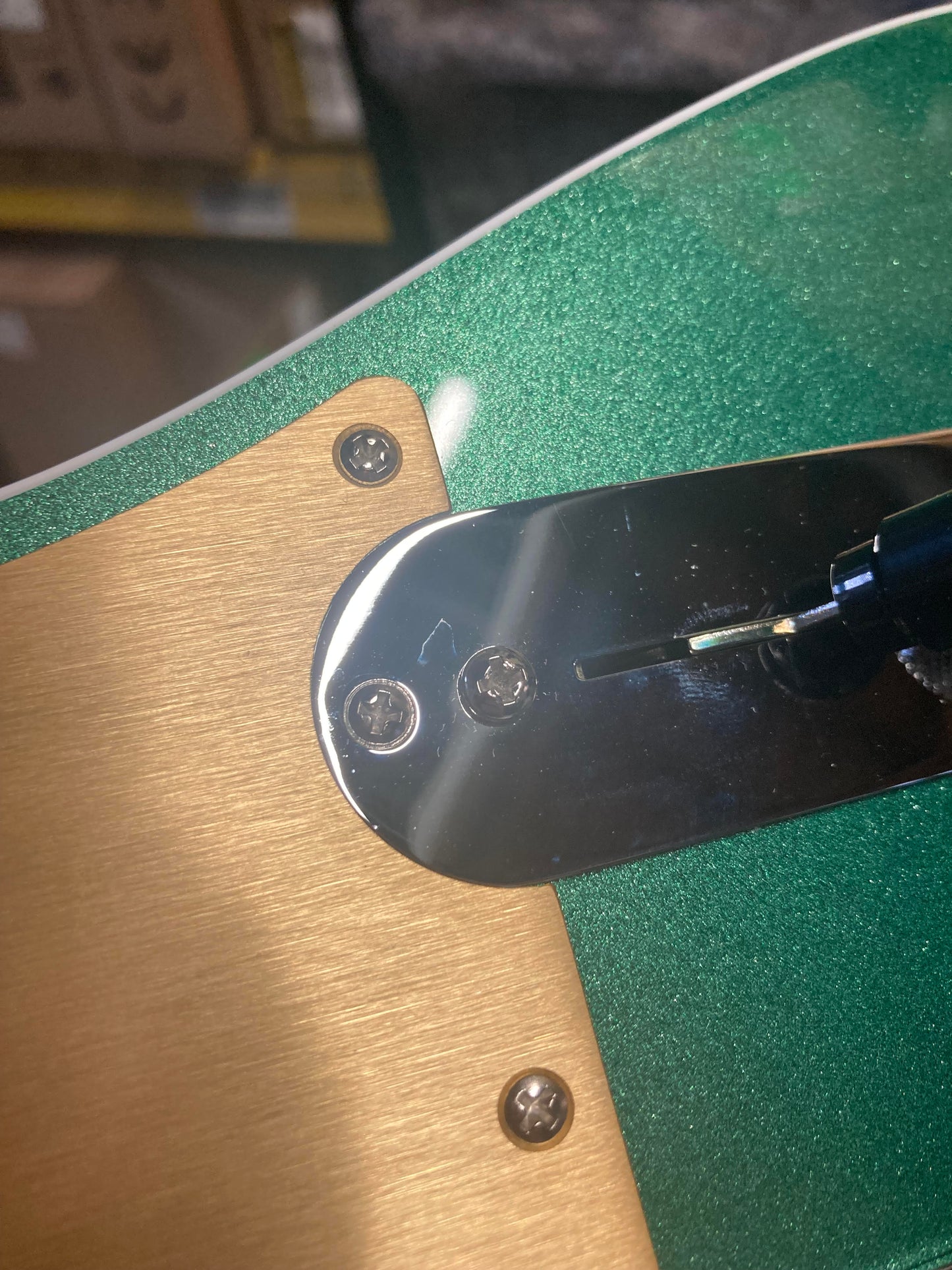 Fender American Ultra Telecaster Mystic Pine w/Ebony Fingerboard & Anodized Gold Pickguard Electric Guitars / Solid Body