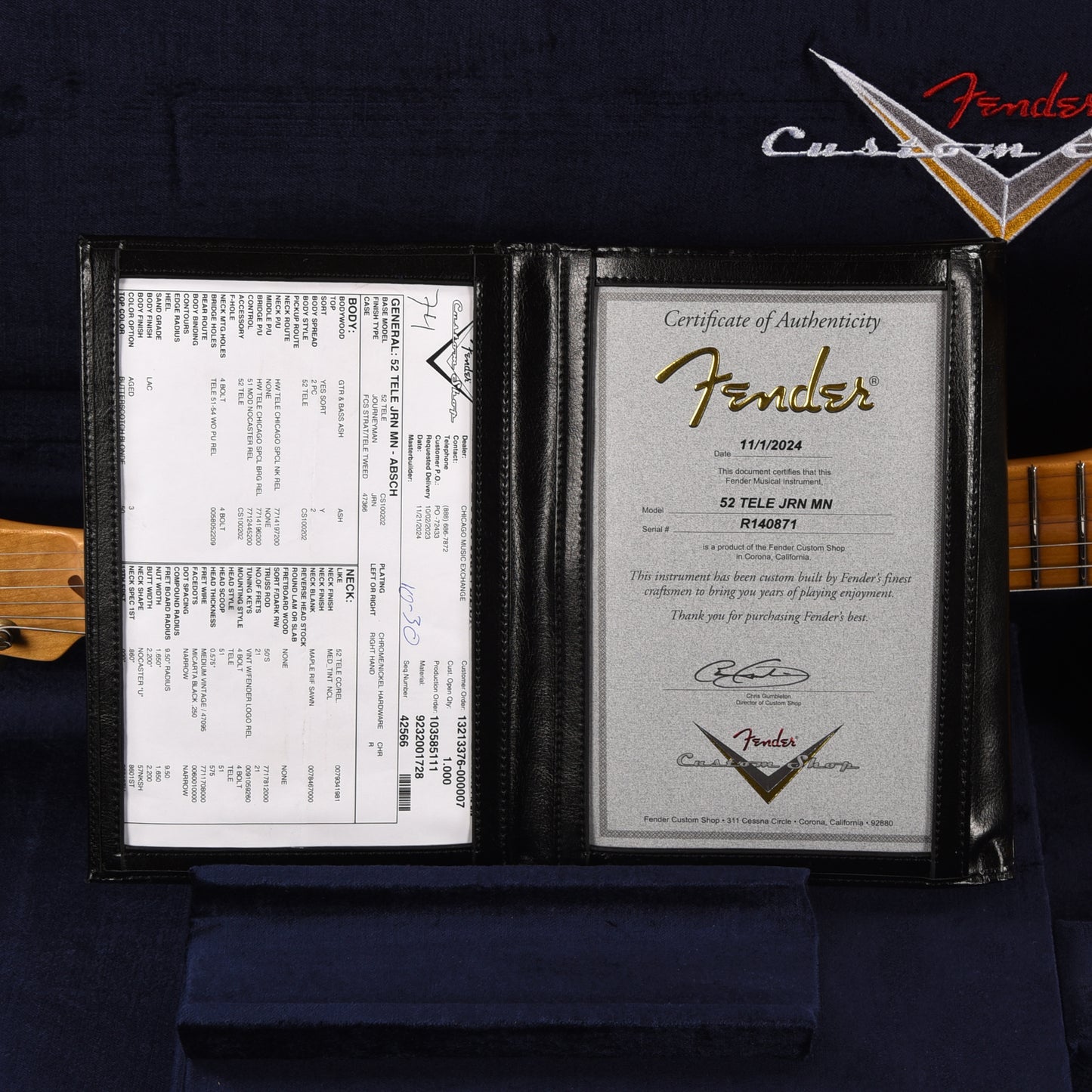 Fender Custom Shop 1952 Telecaster "Chicago Special" Journeyman Relic Aged Butterscotch Blonde Electric Guitars / Solid Body