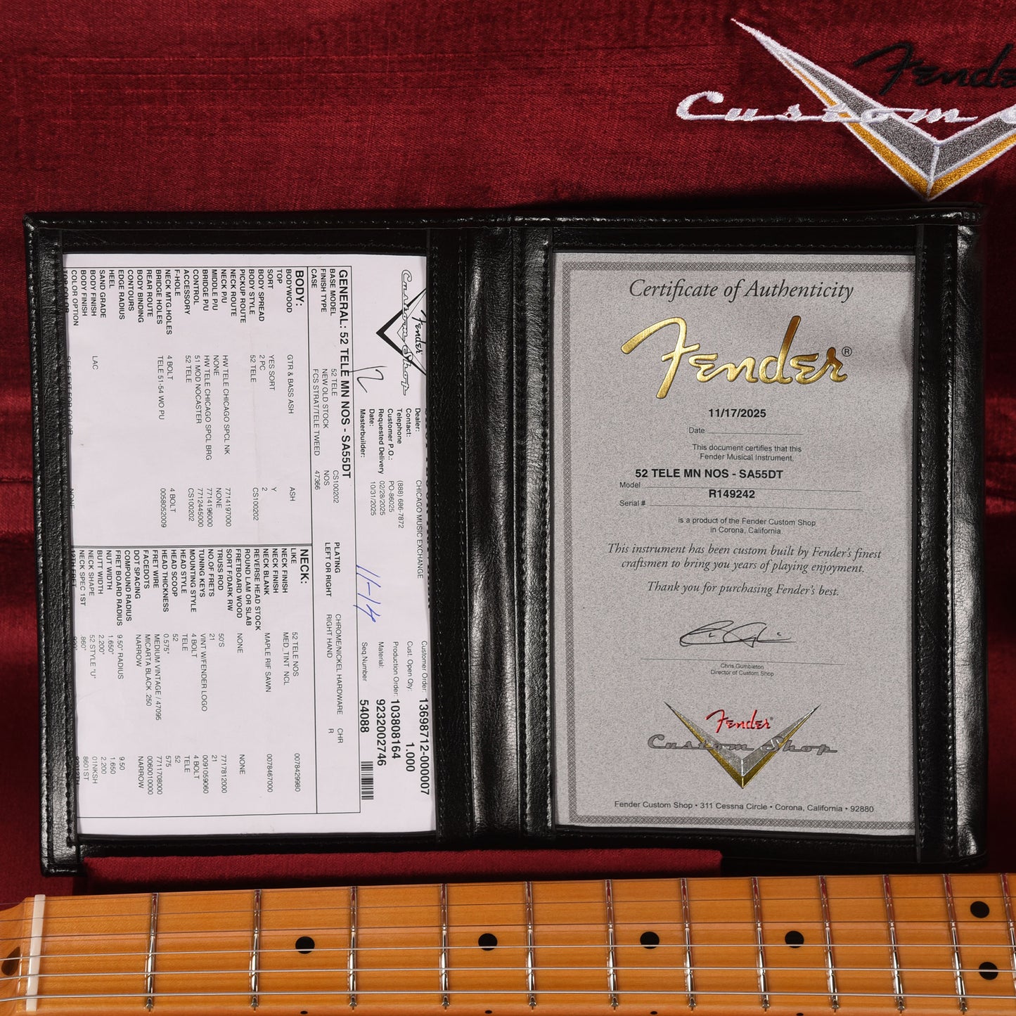 Fender Custom Shop 1952 Telecaster "Chicago Special" NOS Super Aged '55 Desert Tan Electric Guitars / Solid Body