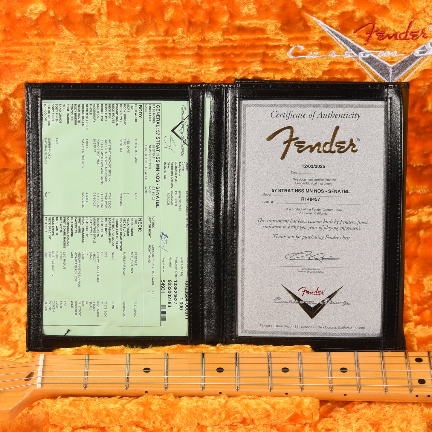 Fender Custom Shop 1957 Stratocaster HSS "Chicago Special" NOS Super Faded Natural Blonde Electric Guitars / Solid Body