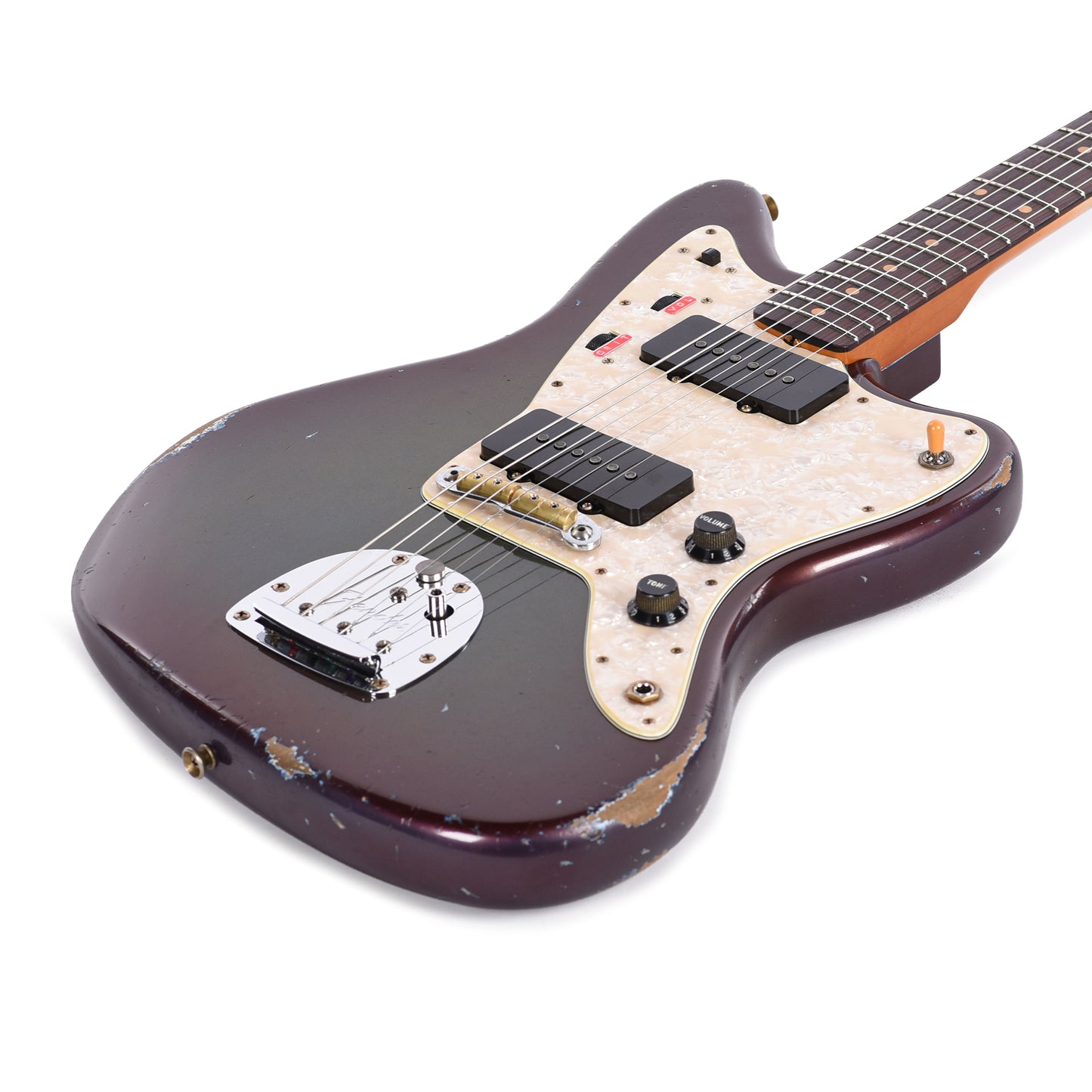 Fender Custom Shop 1959 Jazzmaster "Chicago Special" Relic No-Stripe Competition Burgundy Master Built by Levi Perry Electric Guitars / Solid Body