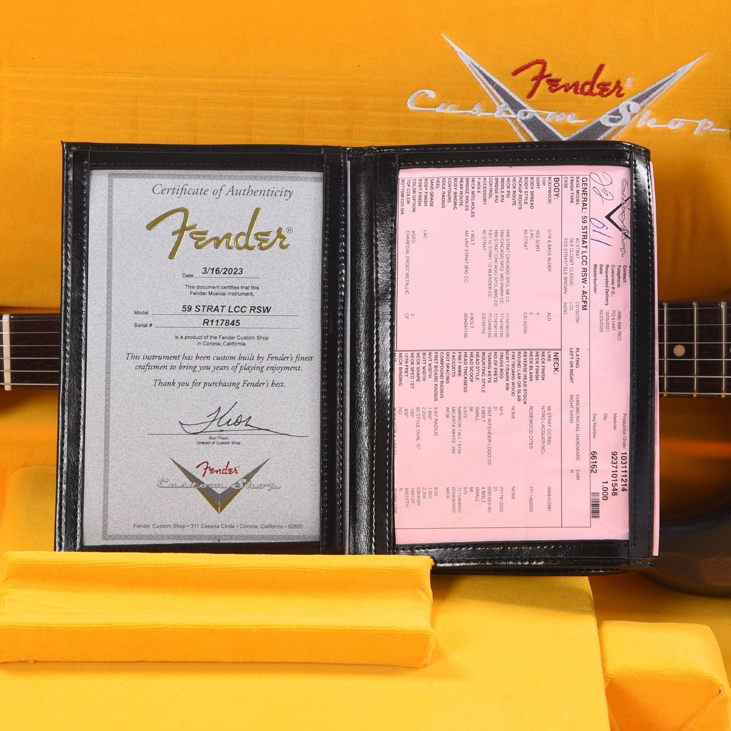 Fender Custom Shop 1959 Stratocaster "Chicago Special" Deluxe Closet Classic Aged Charcoal Frost Metallic w/Rosewood Neck Electric Guitars / Solid Body