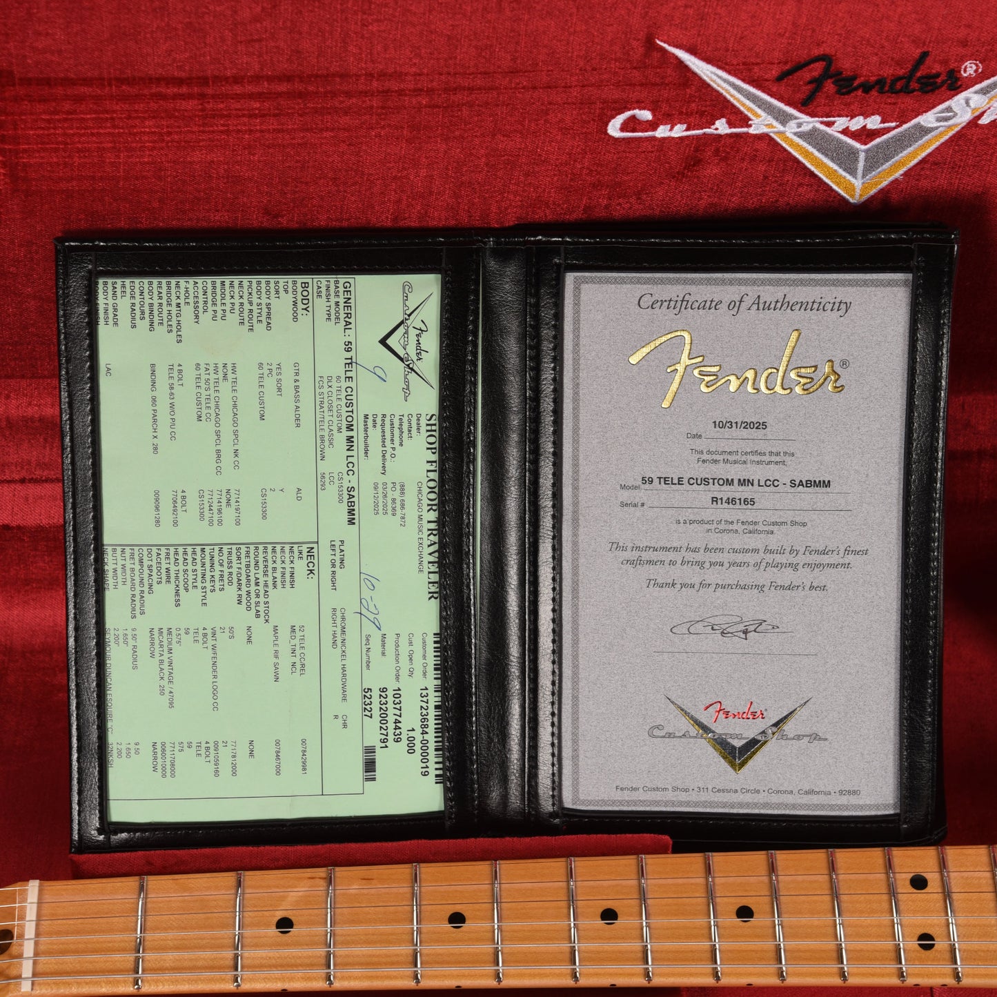 Fender Custom Shop 1959 Telecaster "Chicago Special" Deluxe Closet Classic Super Aged Burgundy Mist Metallic Electric Guitars / Solid Body