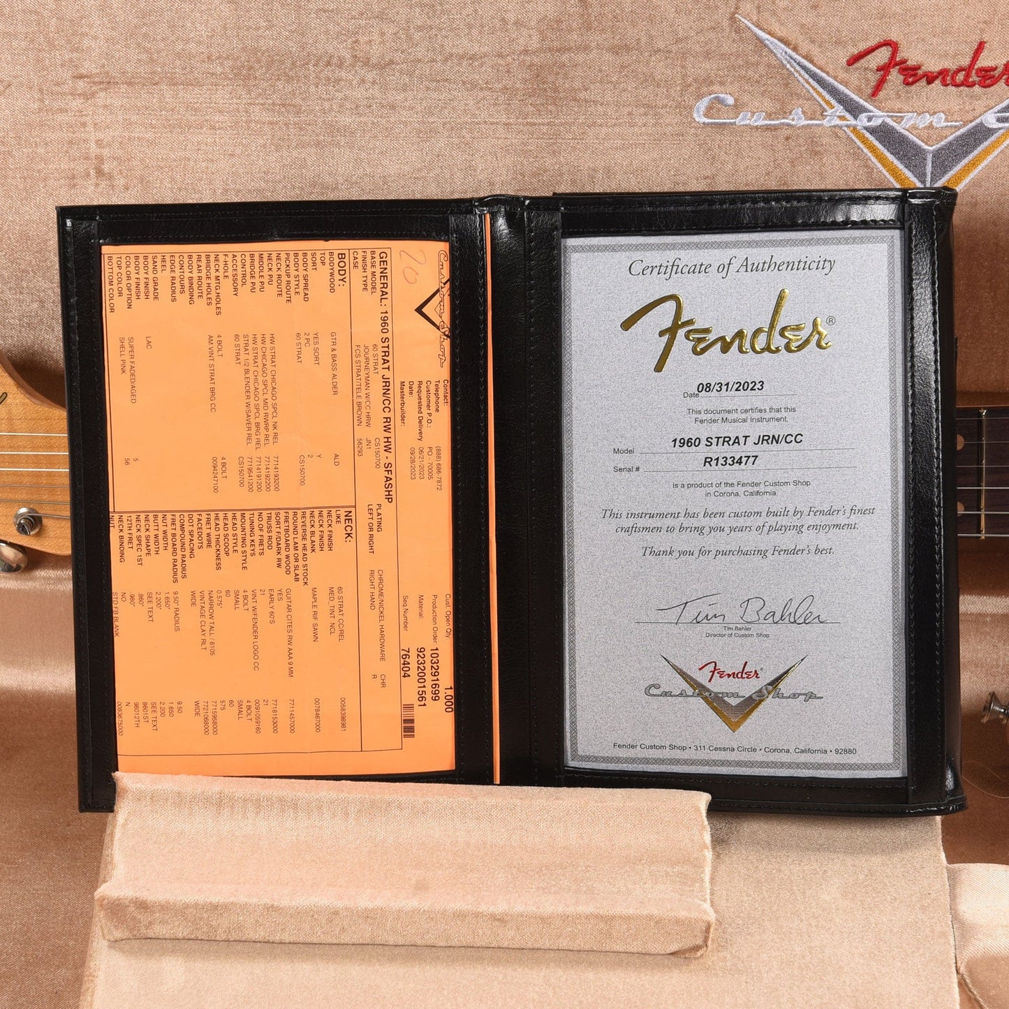 Fender Custom Shop 1960 Stratocaster "Chicago Special" Journeyman Relic Super Faded/Aged Shell Pink Electric Guitars / Solid Body