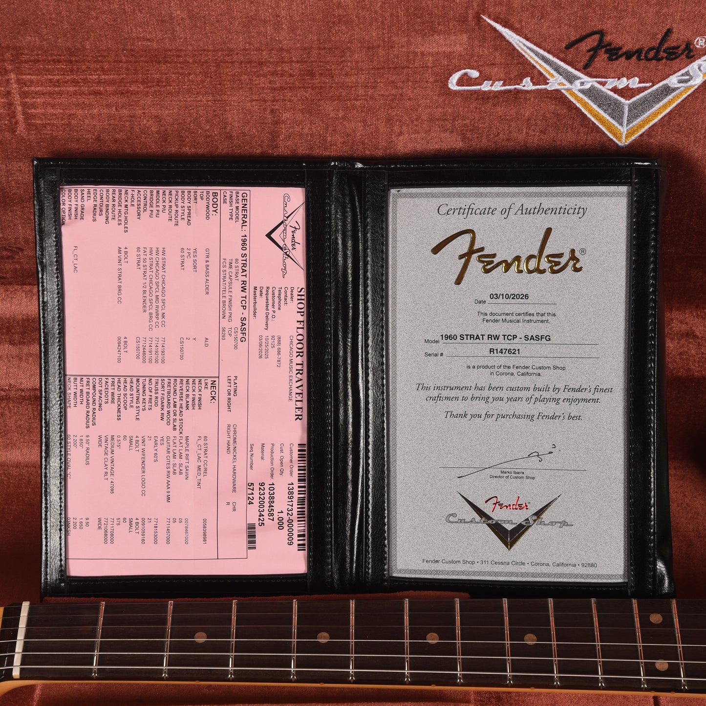 Fender Custom Shop 1960 Stratocaster "Chicago Special" Time Capsule Super Aged Sea Foam Green Electric Guitars / Solid Body