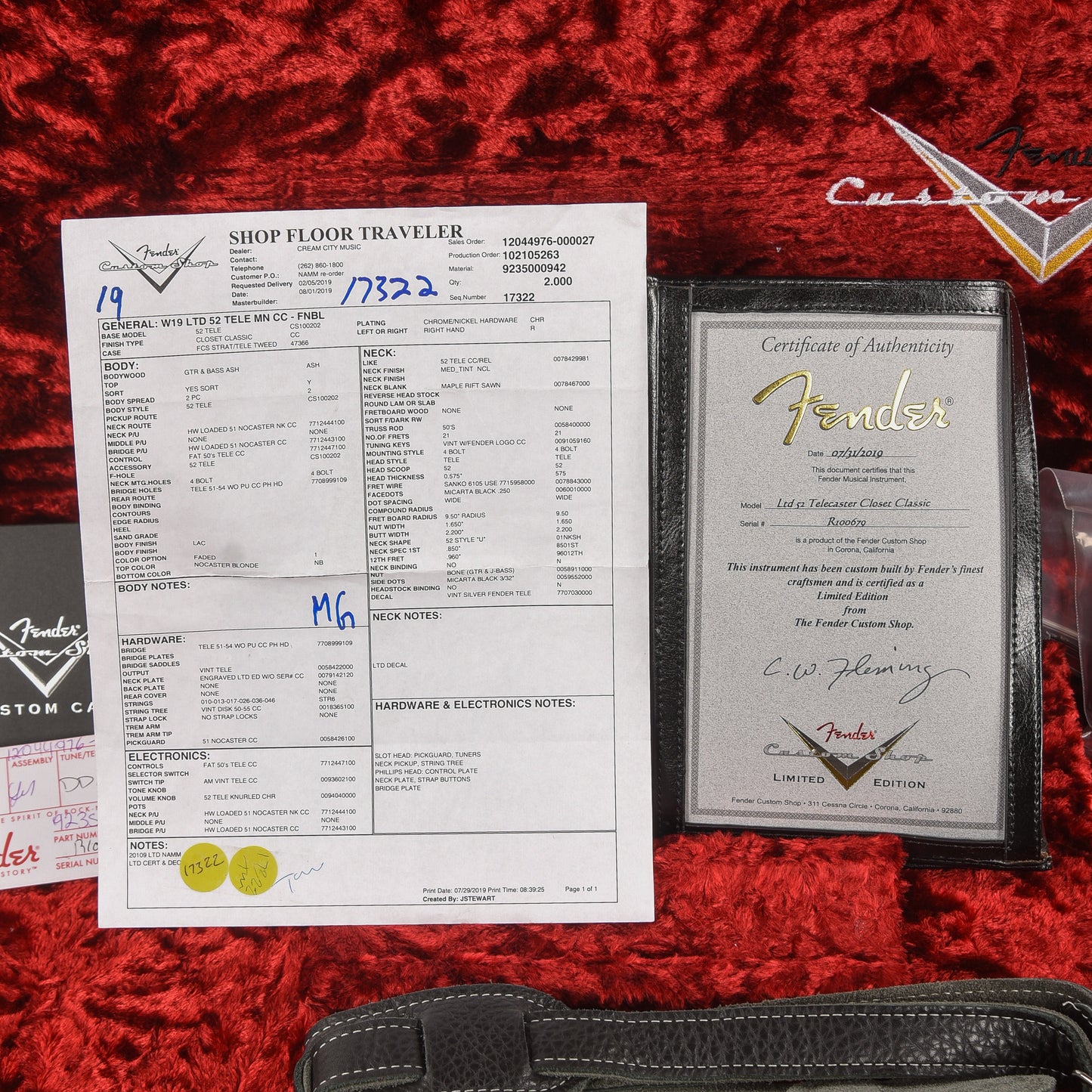 Fender Custom Shop 52 Nocaster Reissue Closet Classic Faded Nocaster Blonde 2019 Electric Guitars / Solid Body