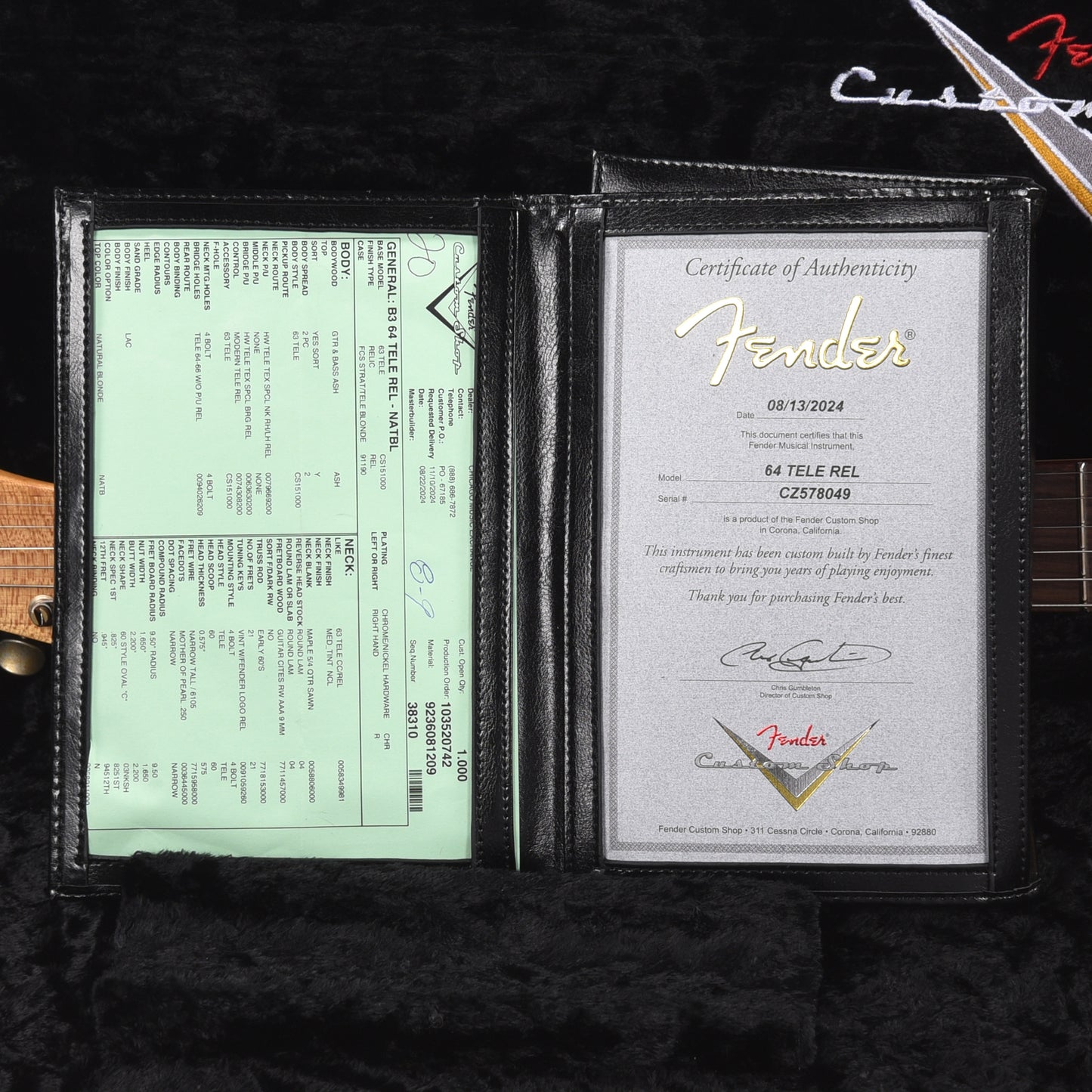 Fender Custom Shop '64 Telecaster Relic Natural Blonde Electric Guitars / Solid Body